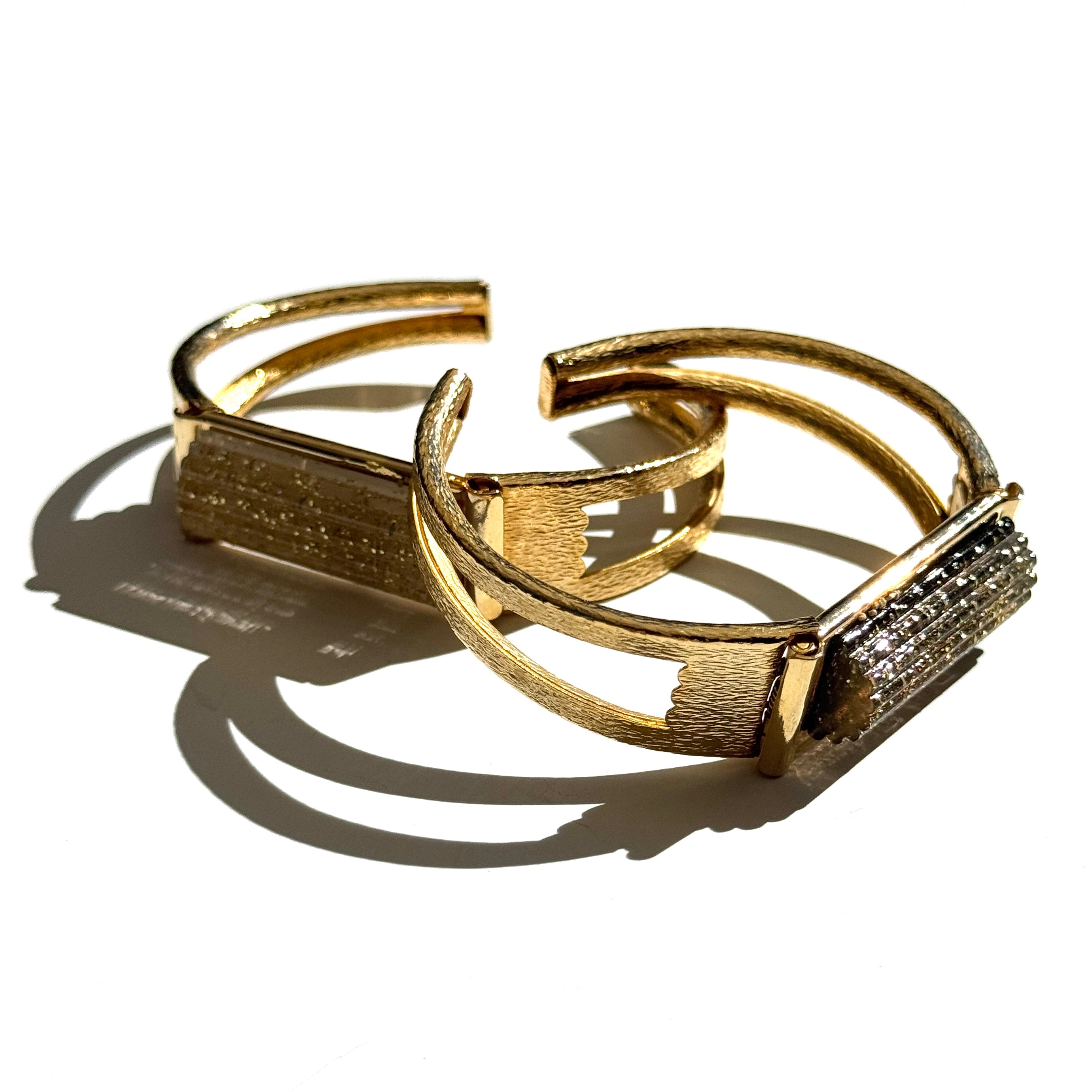 Glitterati Hinged Cuff Bracelet - AS IS