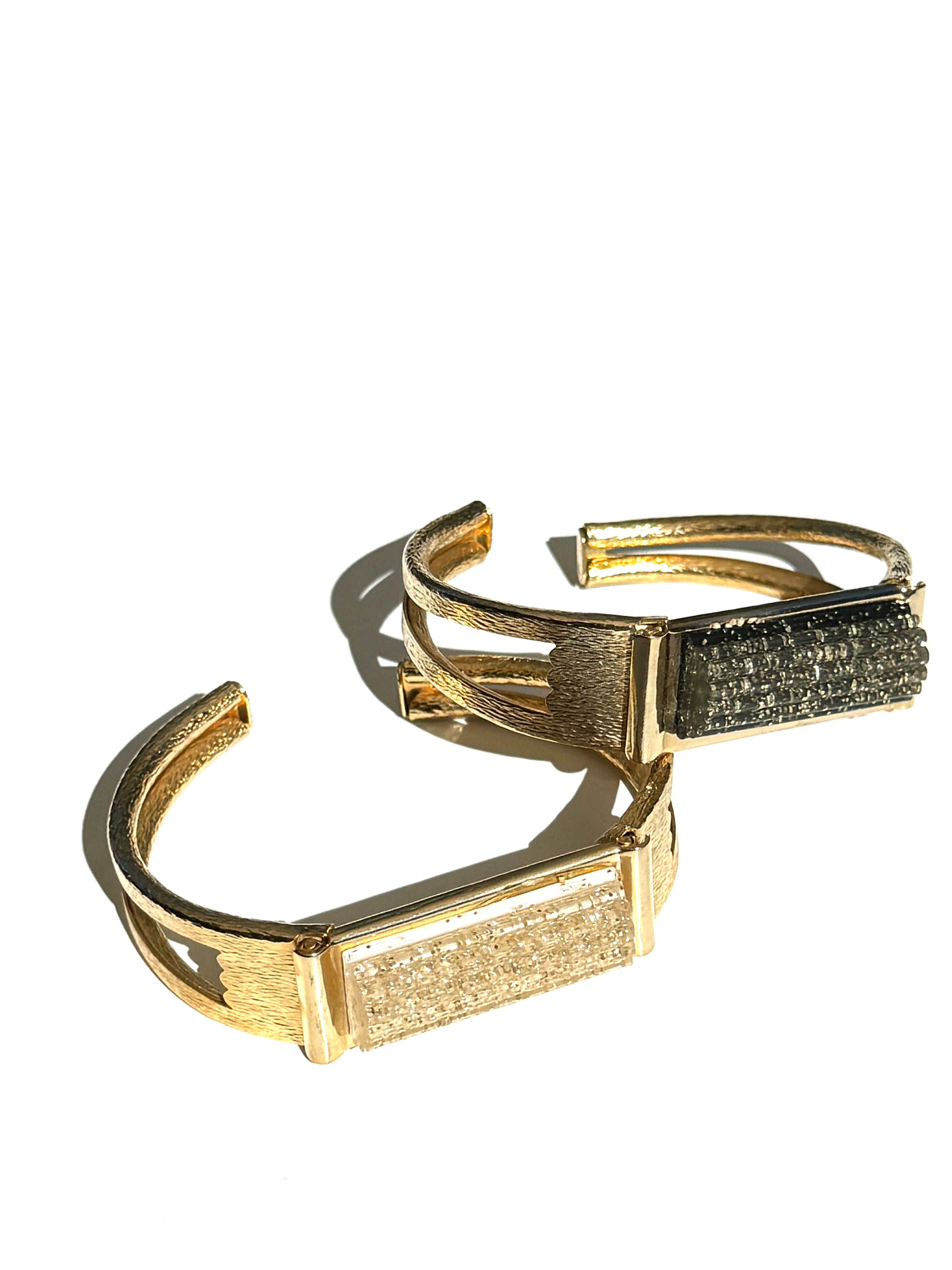Glitterati Hinged Cuff Bracelet - AS IS