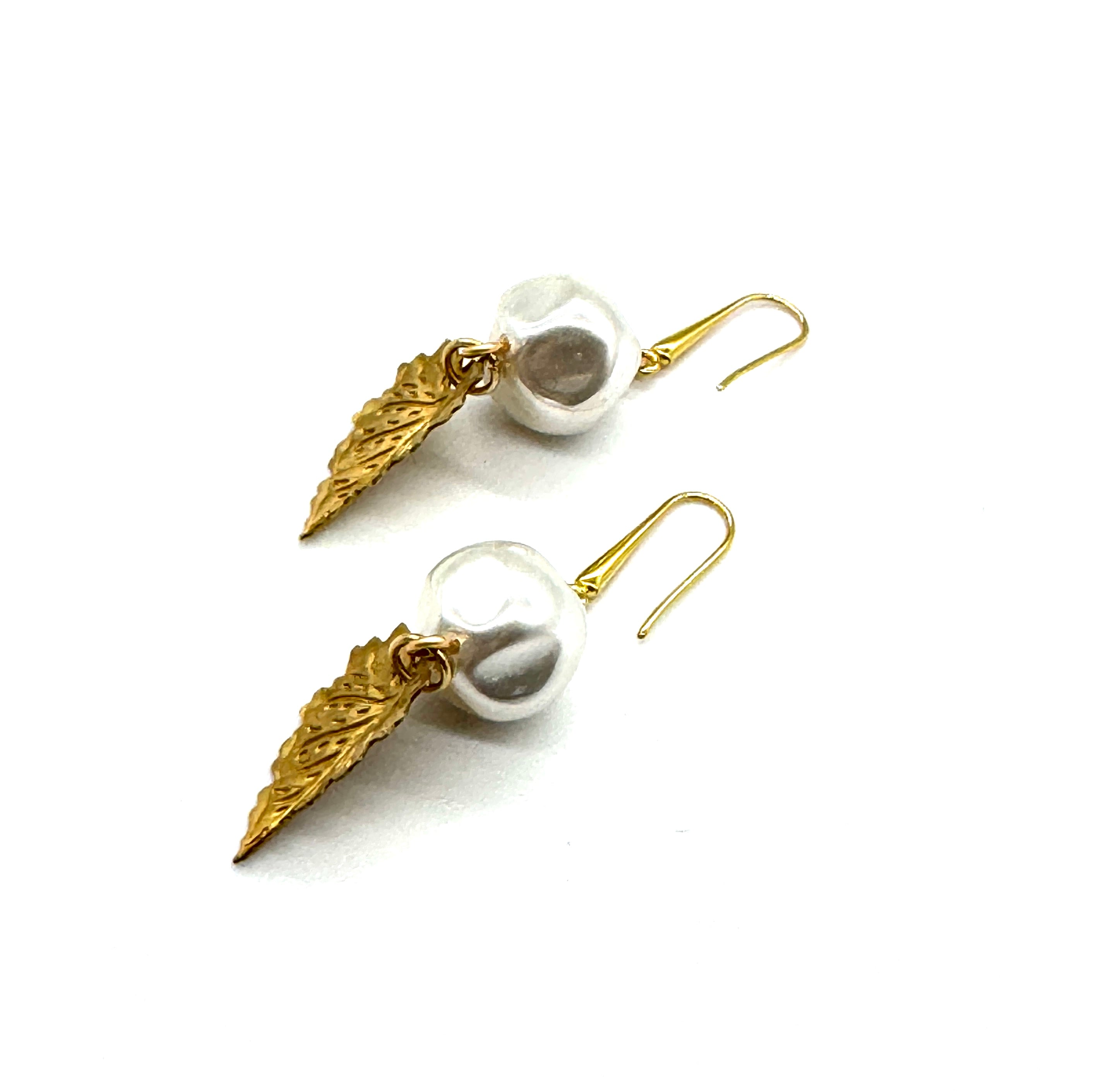Golden Legacy Leaf Earrings