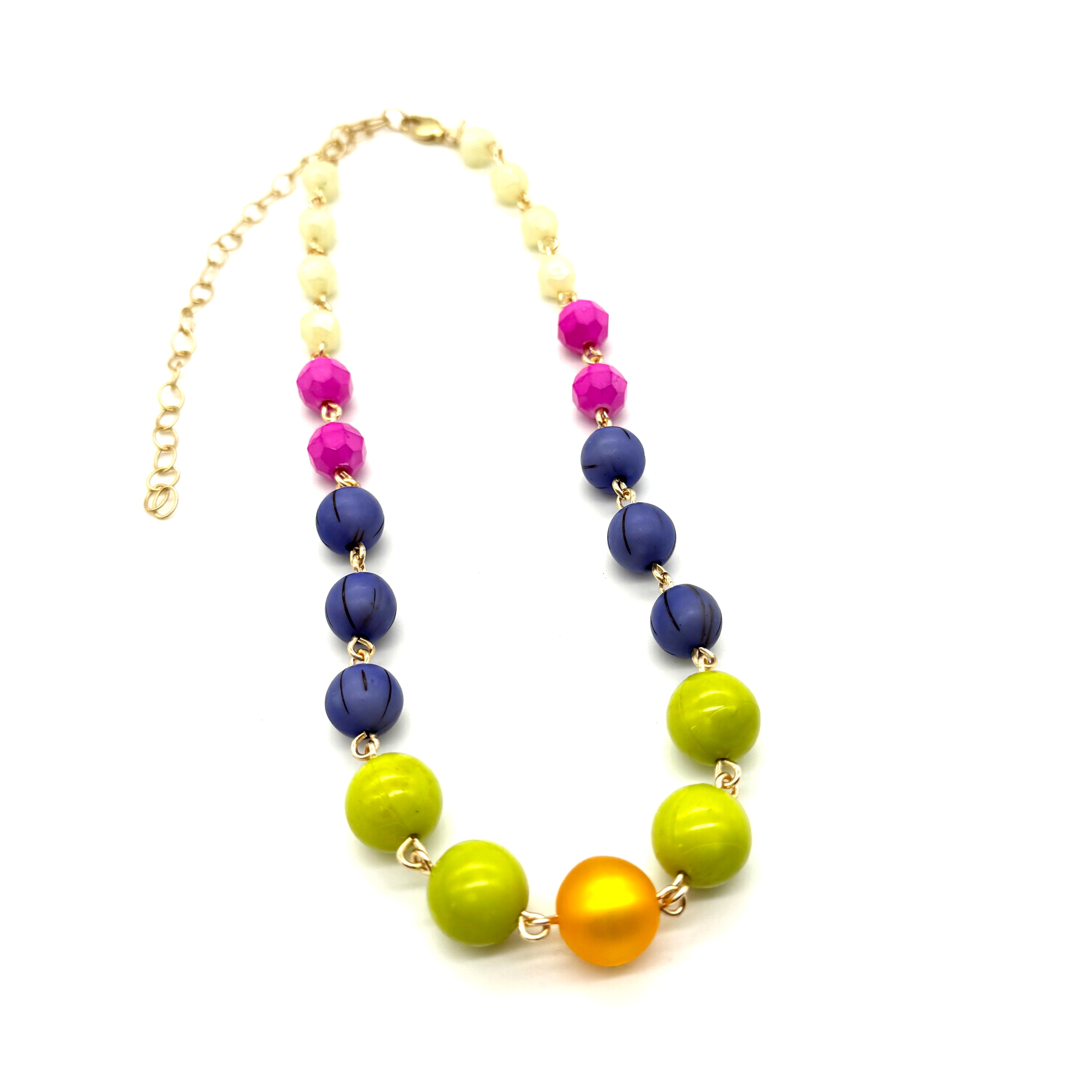 Jewel Glow Beaded Bella Necklace