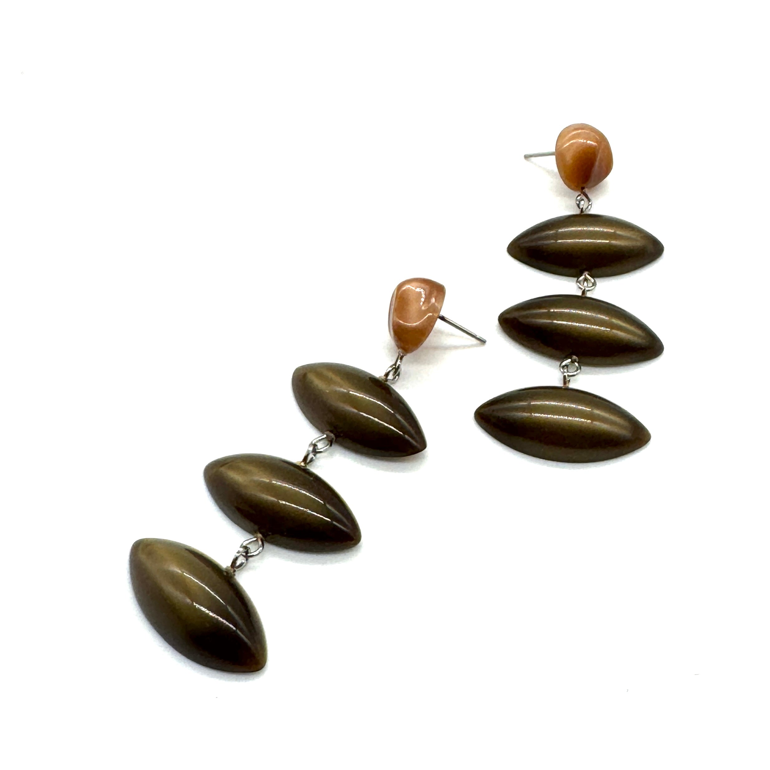 Cocoa Cascade Moonglow Earrings