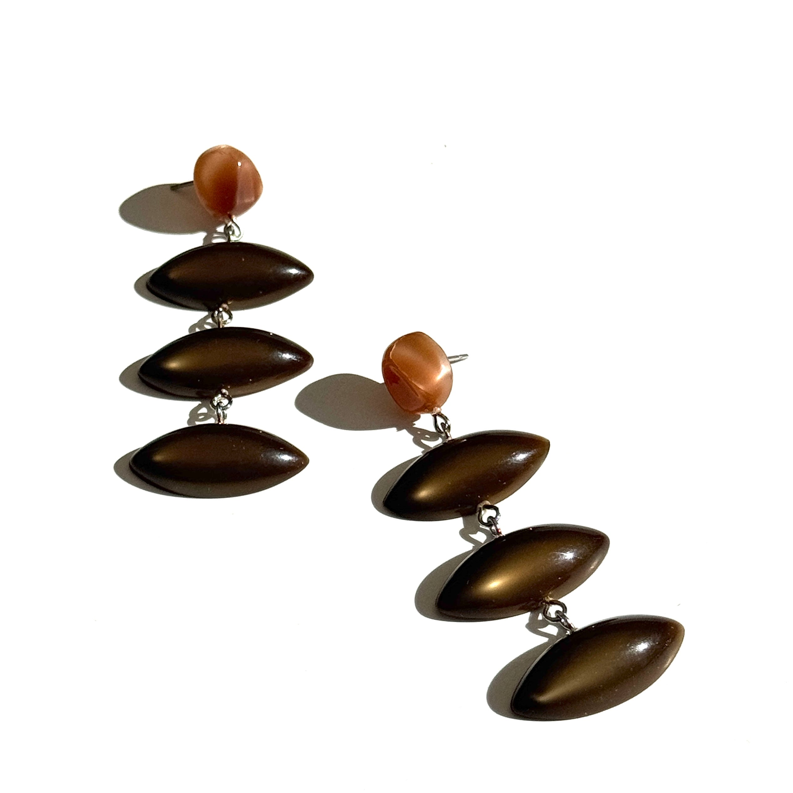 Cocoa Cascade Moonglow Earrings