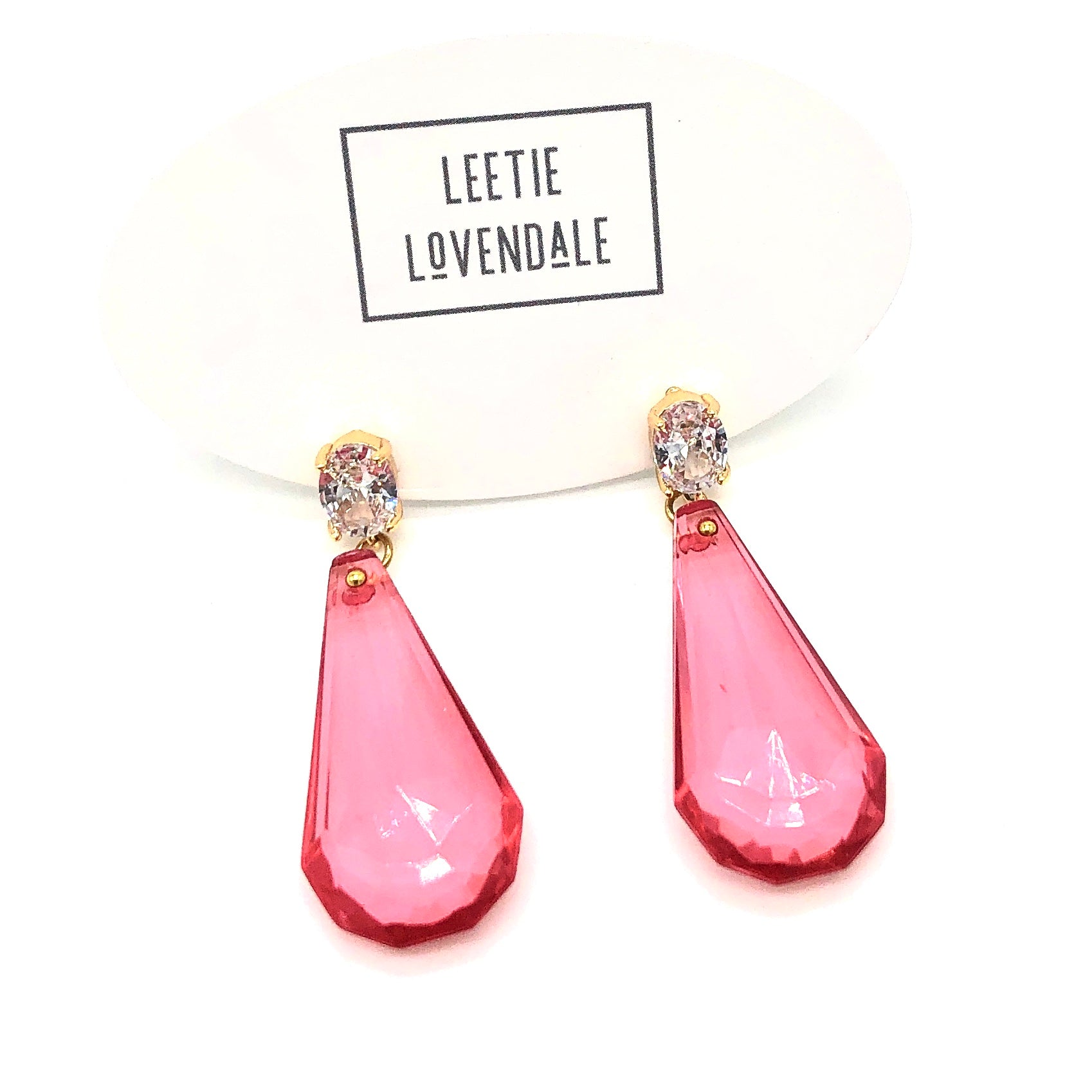 Vivid Jewel Drop Earrings