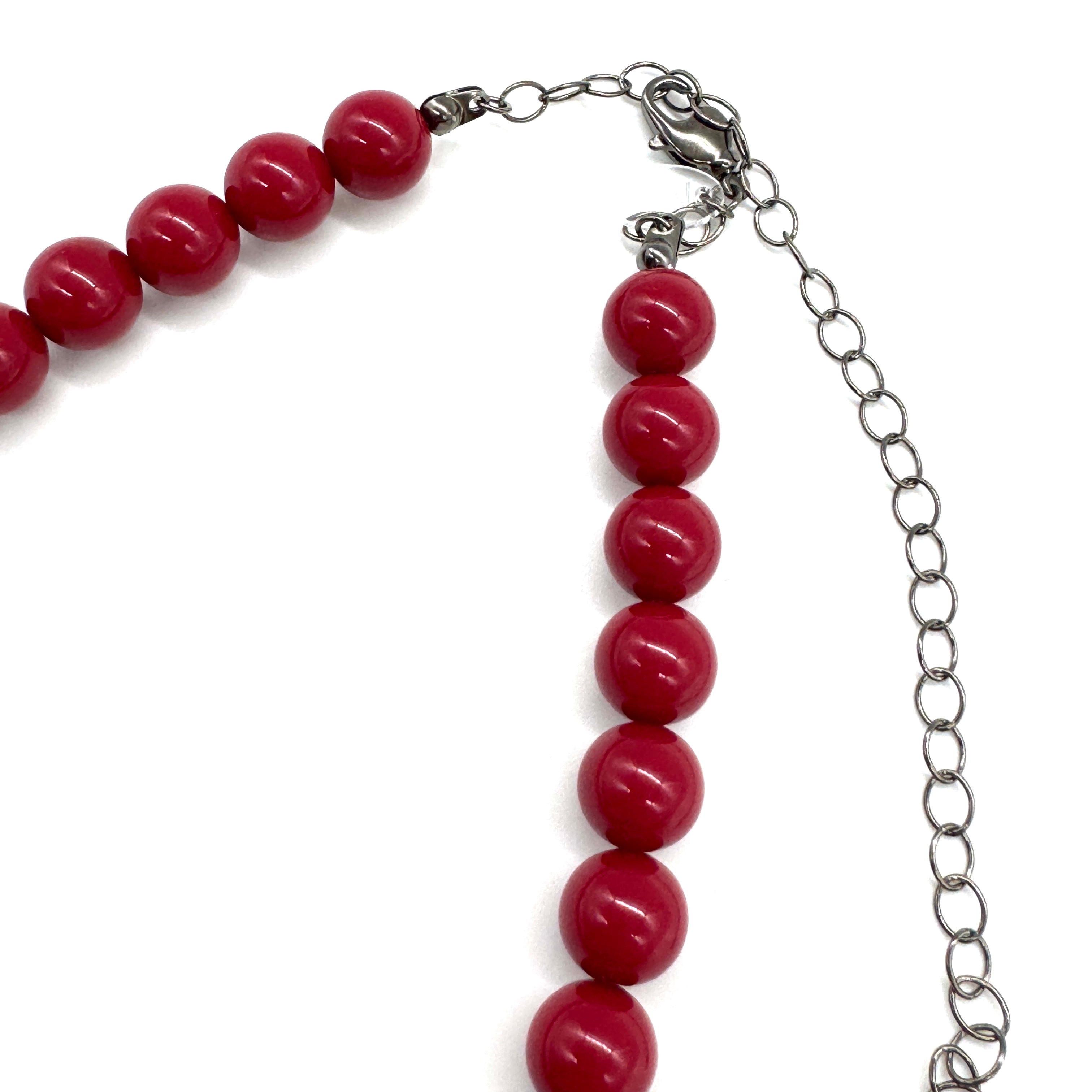 Speckled Cranberry Marco Necklace