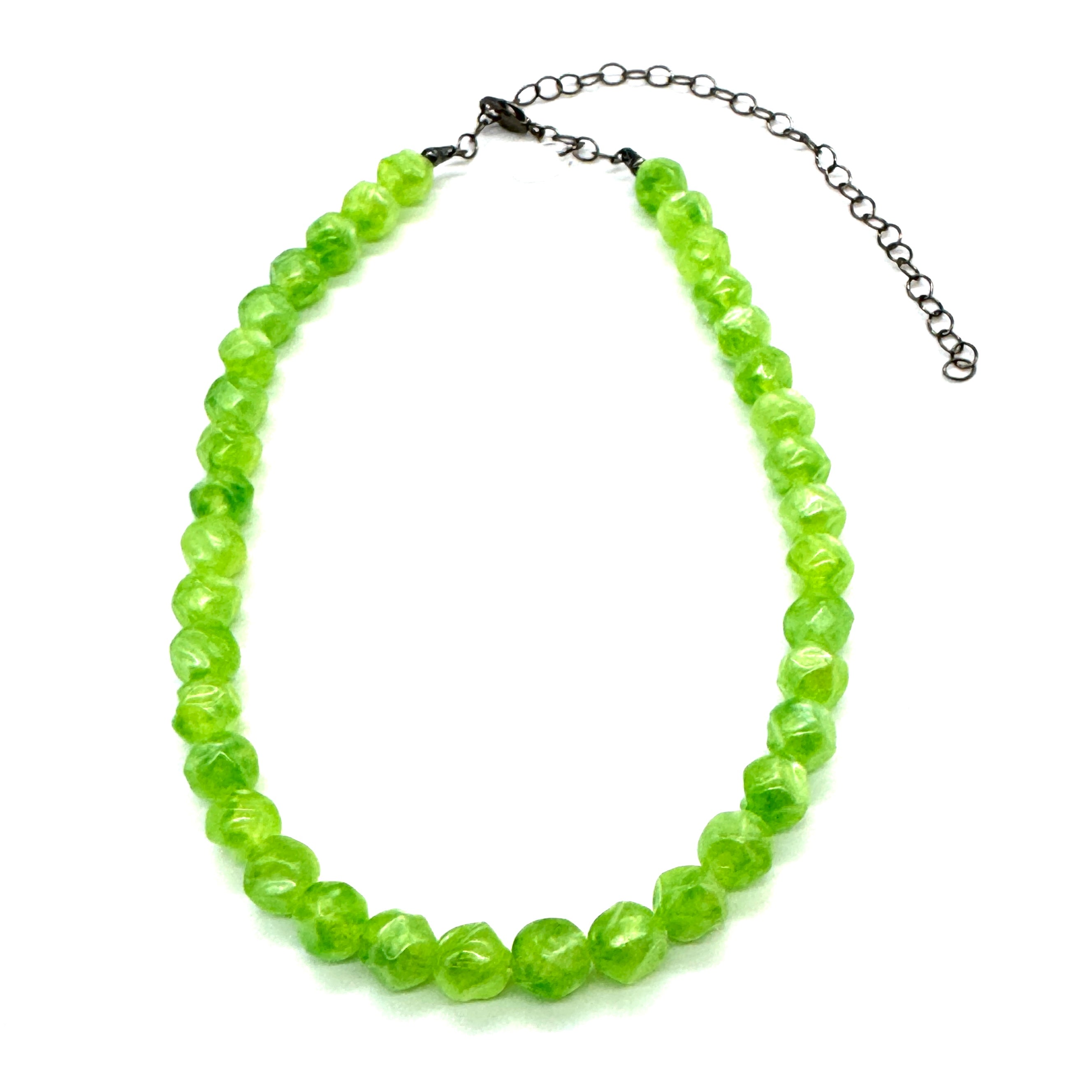 Luminous Lime Marco Necklace