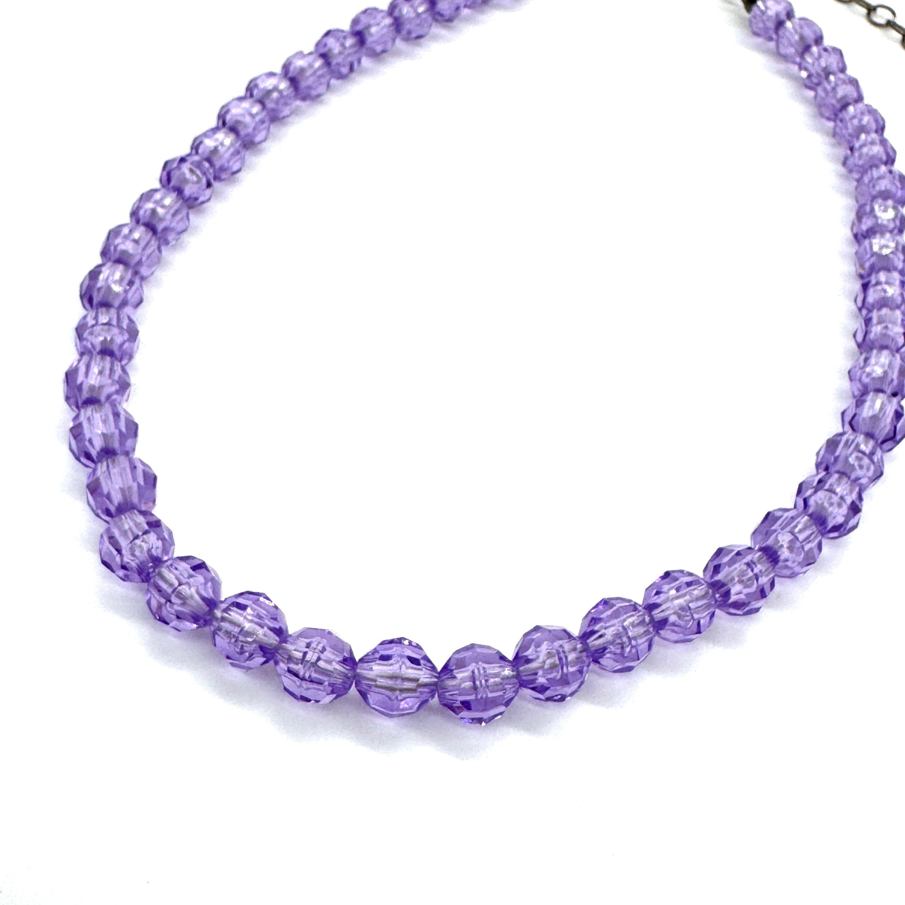 Violet Facets Marco Necklace