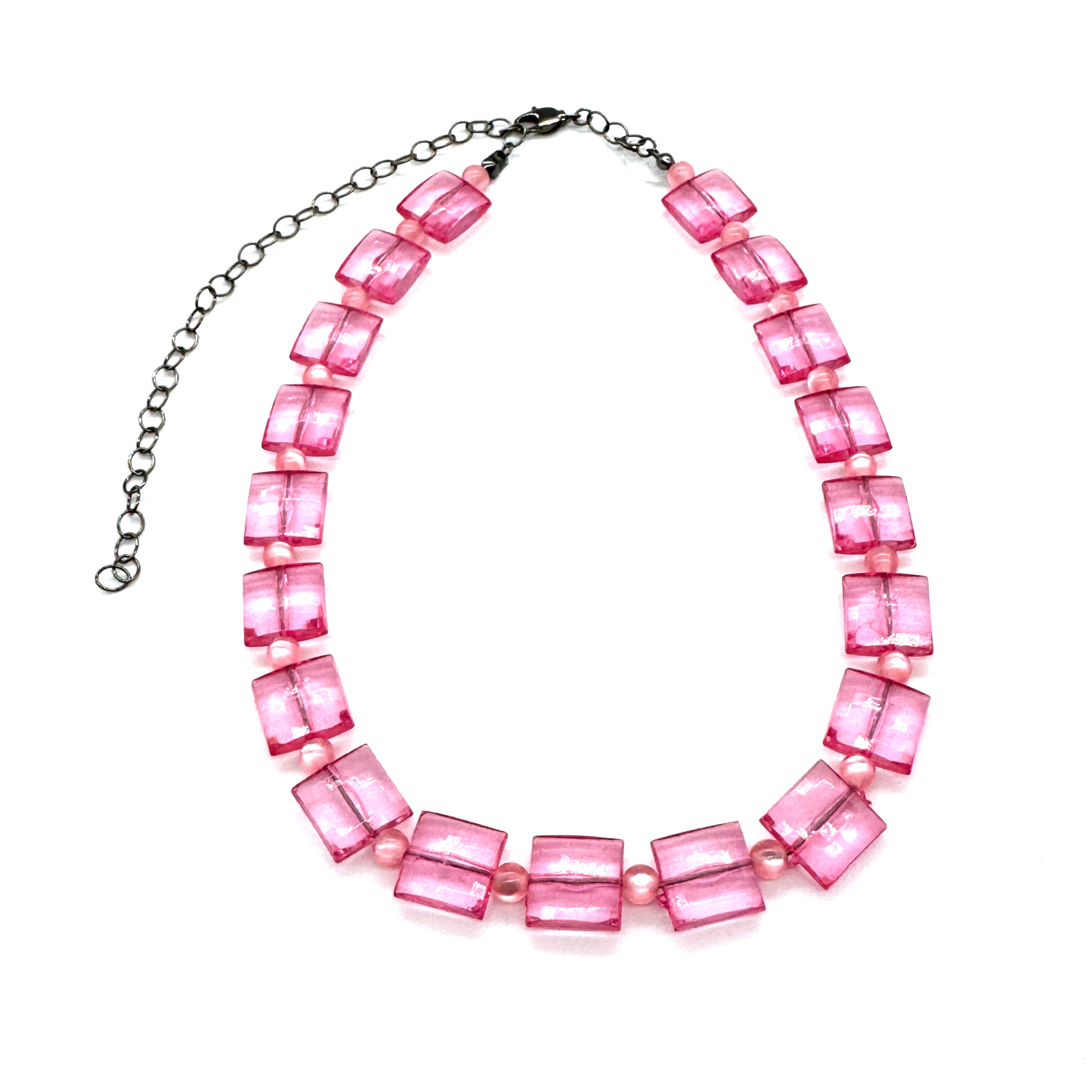 Strawberry Starburst Marco Necklace