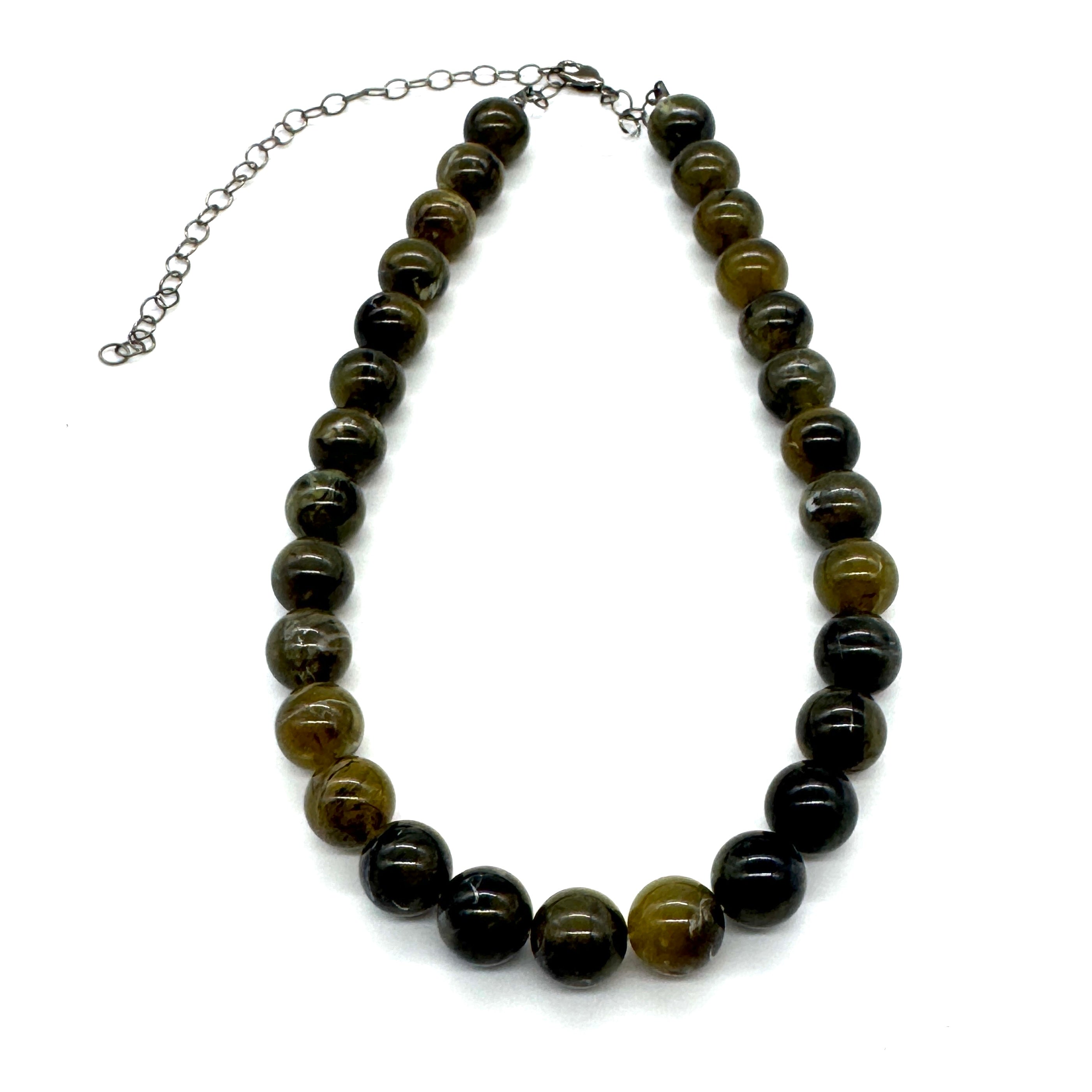 Marbled Treebark Marco Necklace