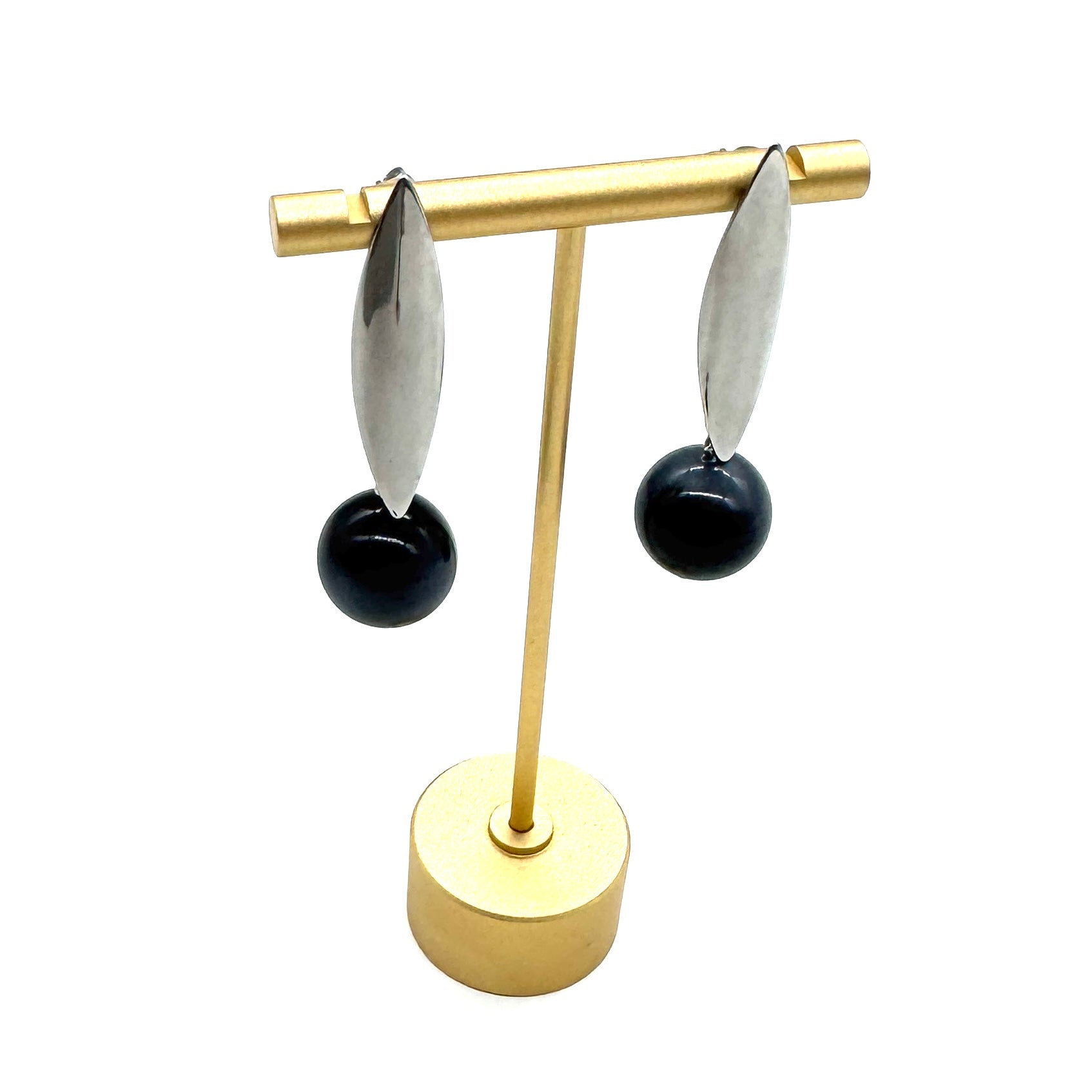 Eclipse Moonglow Pod Drop Earrings