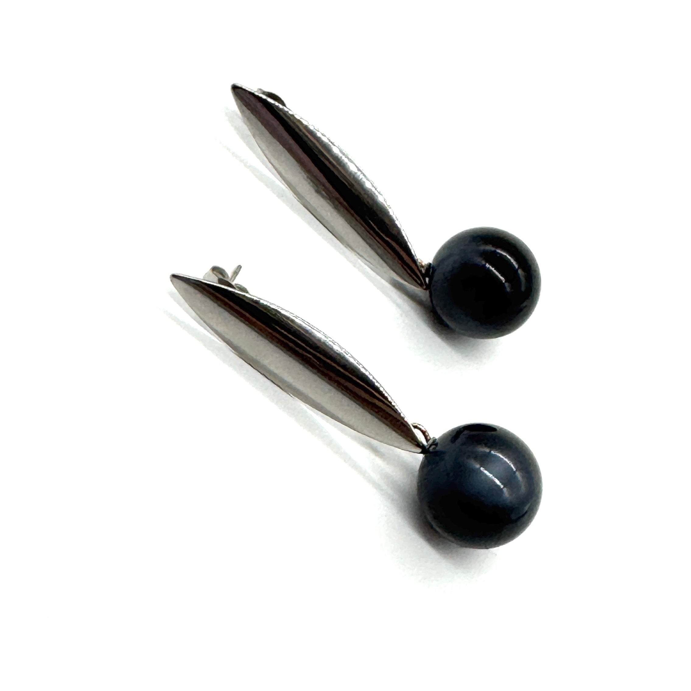 Eclipse Moonglow Pod Drop Earrings