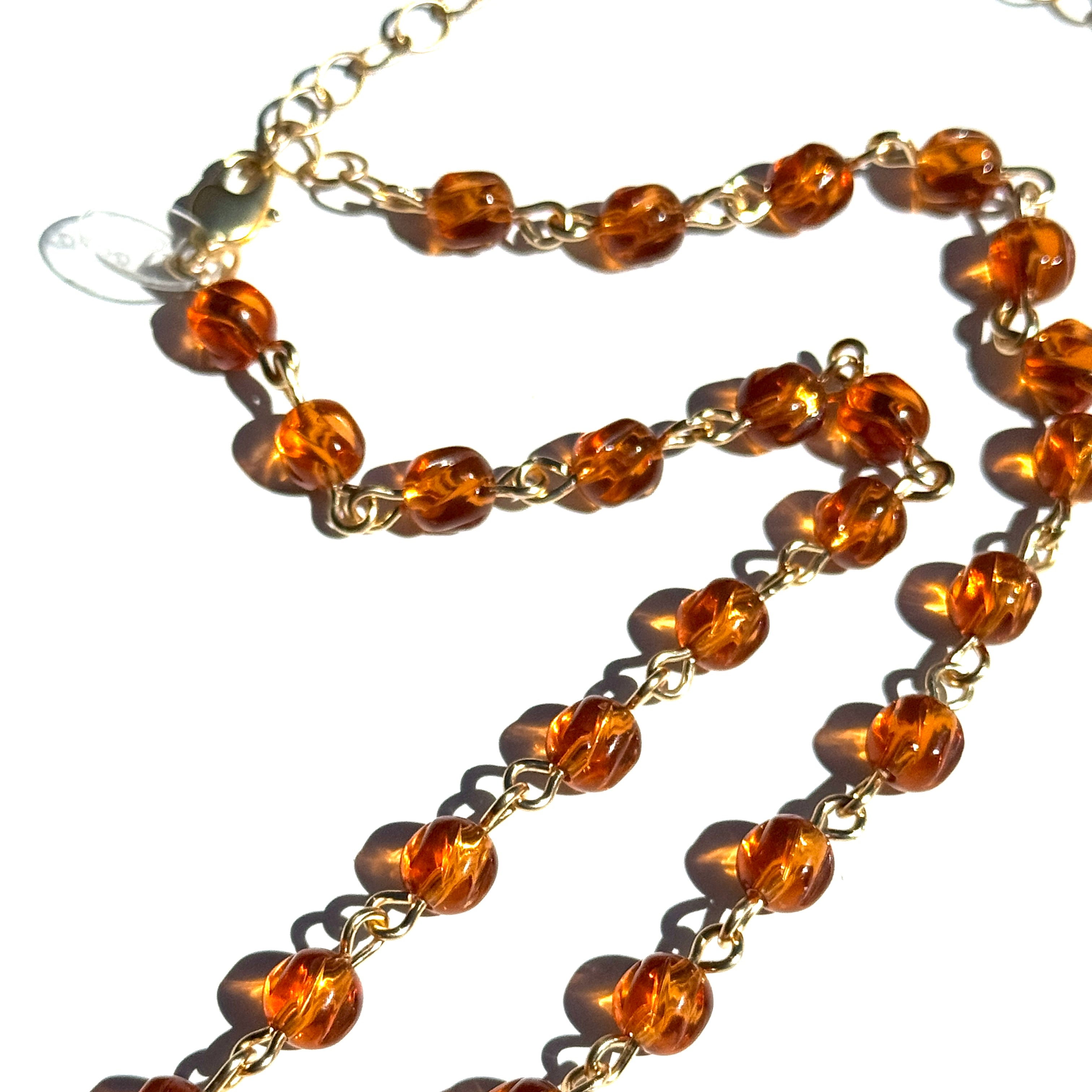 Golden Honey Amelia Necklace