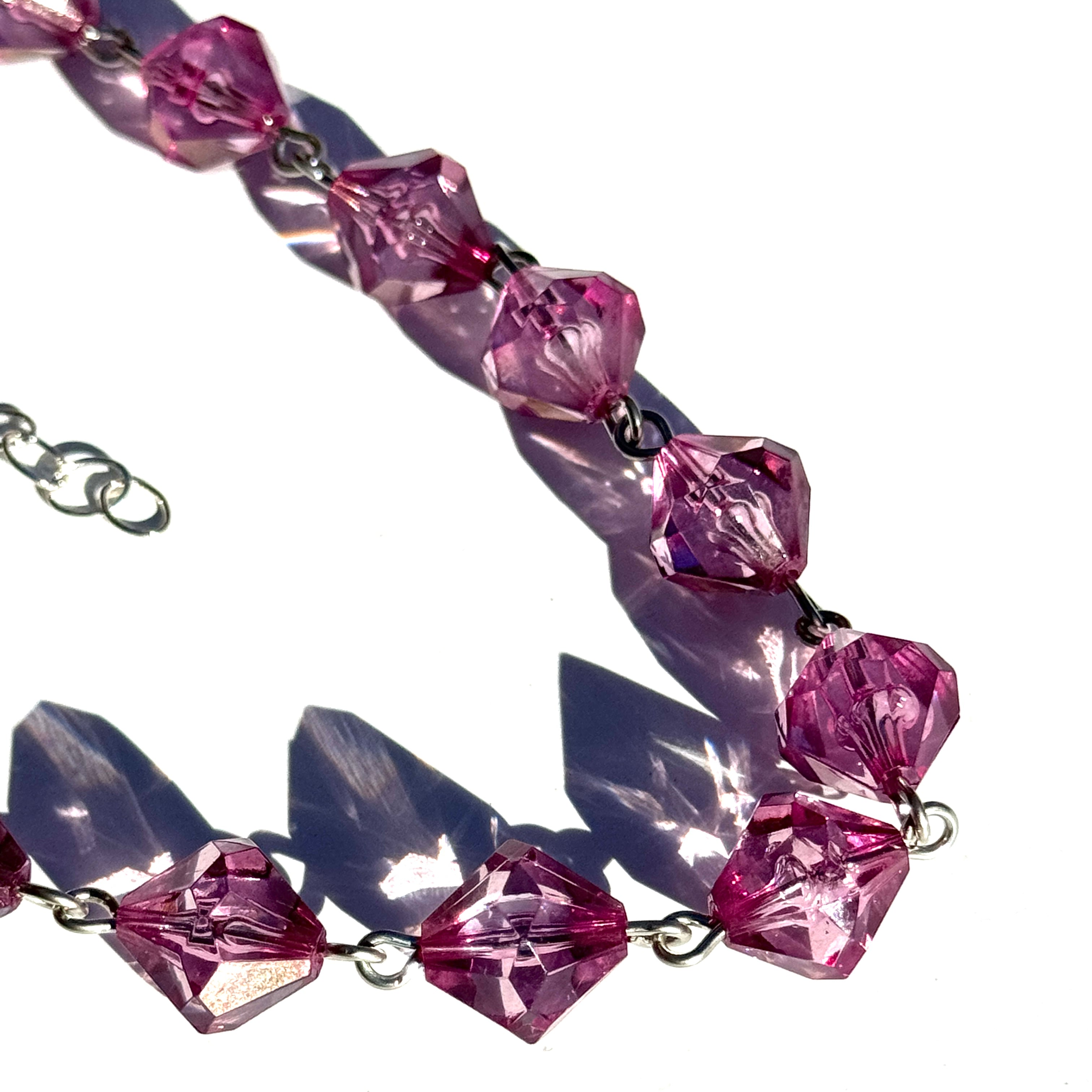 Amethyst Faceted Amelia Necklace