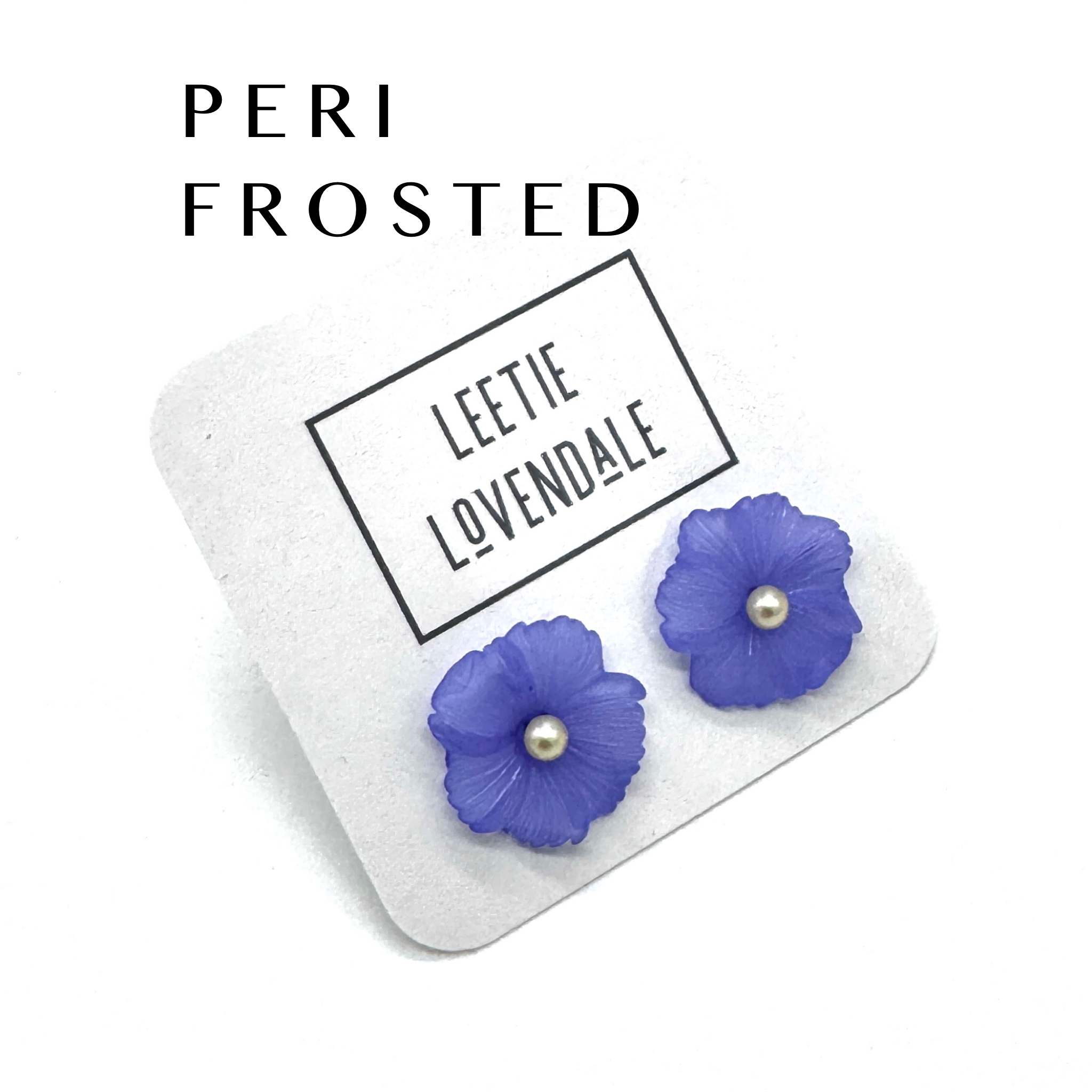 Poppy Flower Jacket Stud Earrings