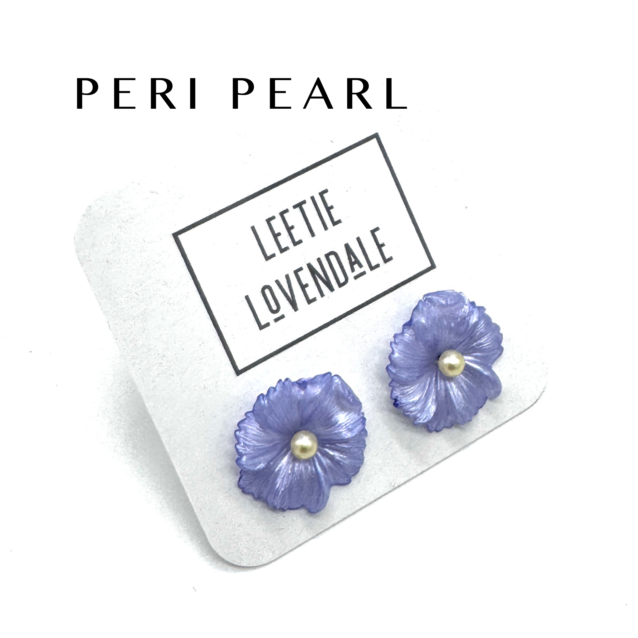 Poppy Flower Jacket Stud Earrings