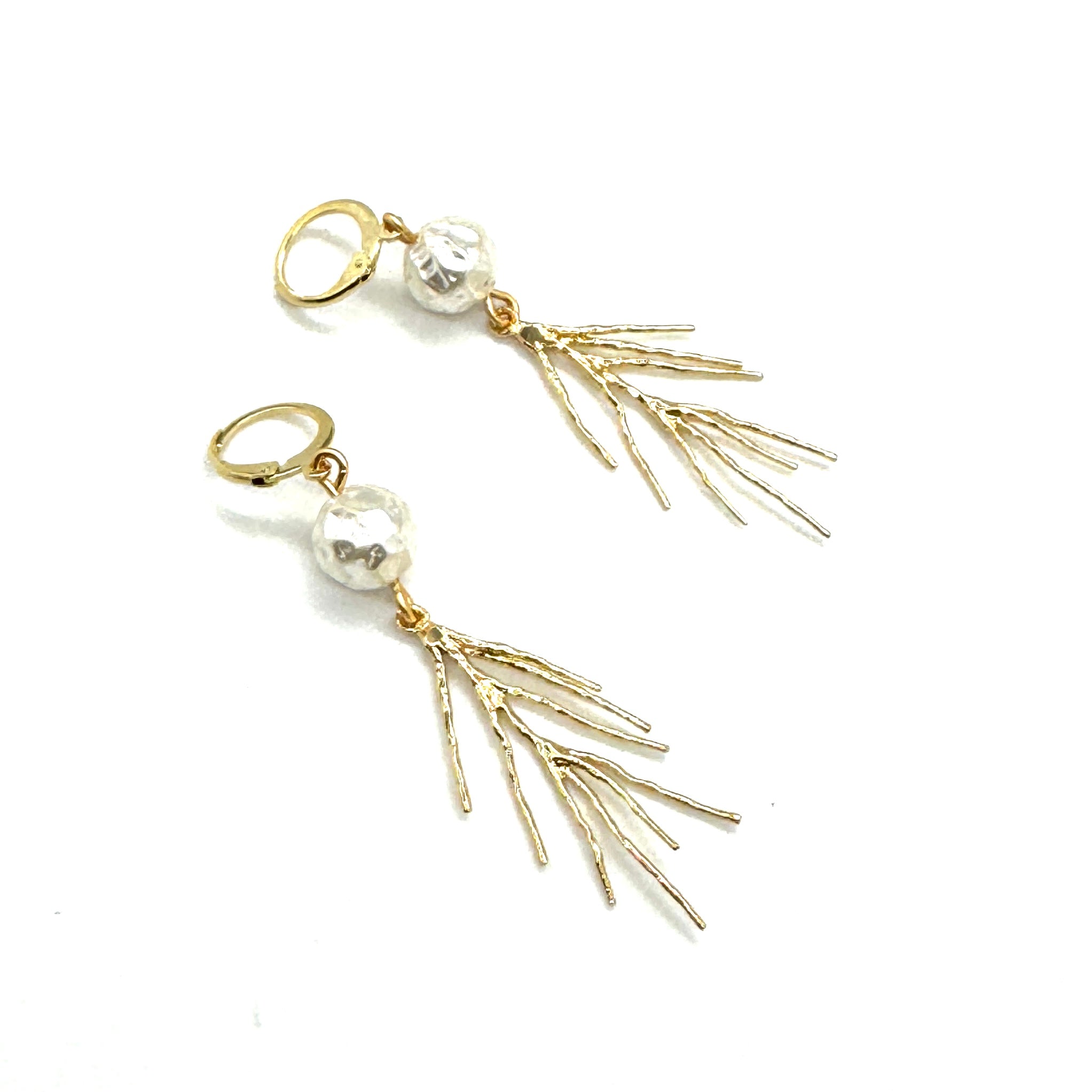 Winter Pine Drop Earrings