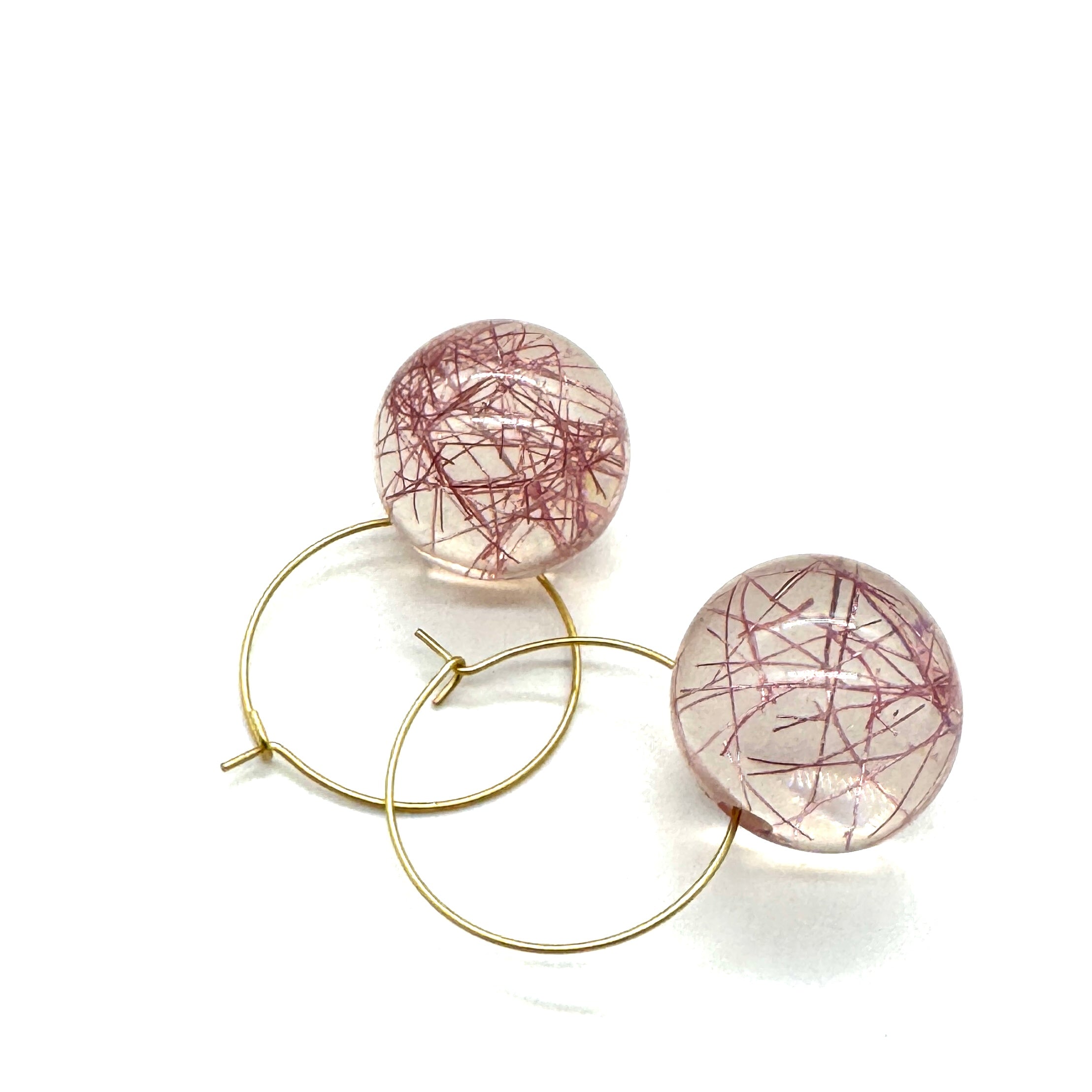 Confetti Orb Hoop Earrings