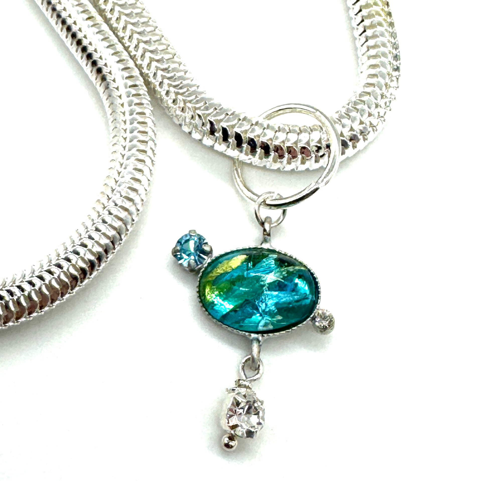 Silver Medusa Necklace