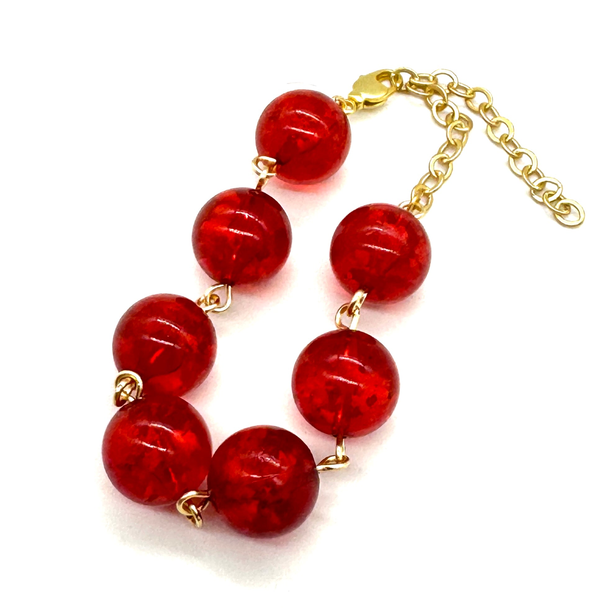 Red Berry Confetti Betsy Bracelet
