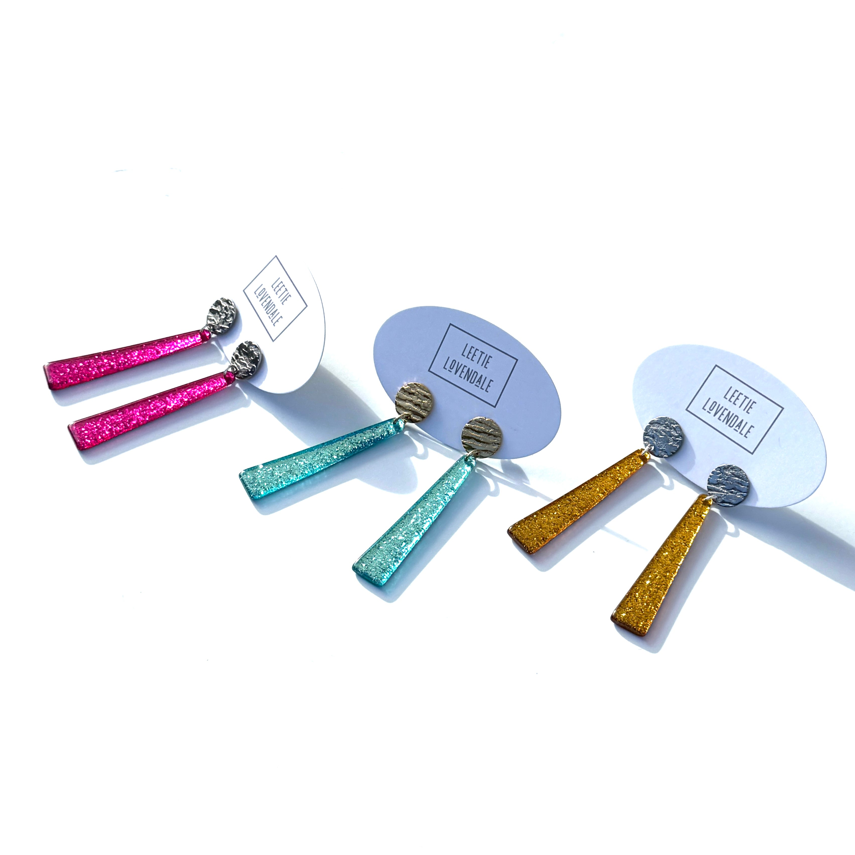 Viva Glitter Drop Earrings