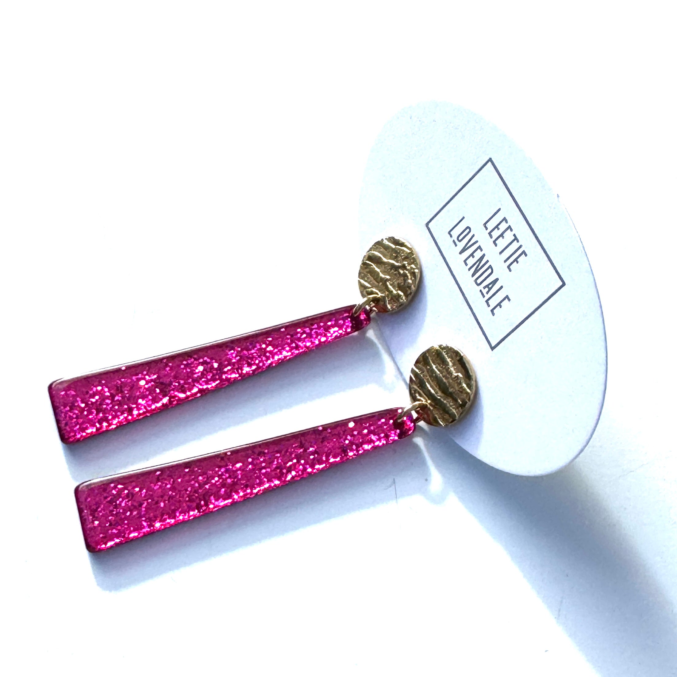 Viva Glitter Drop Earrings