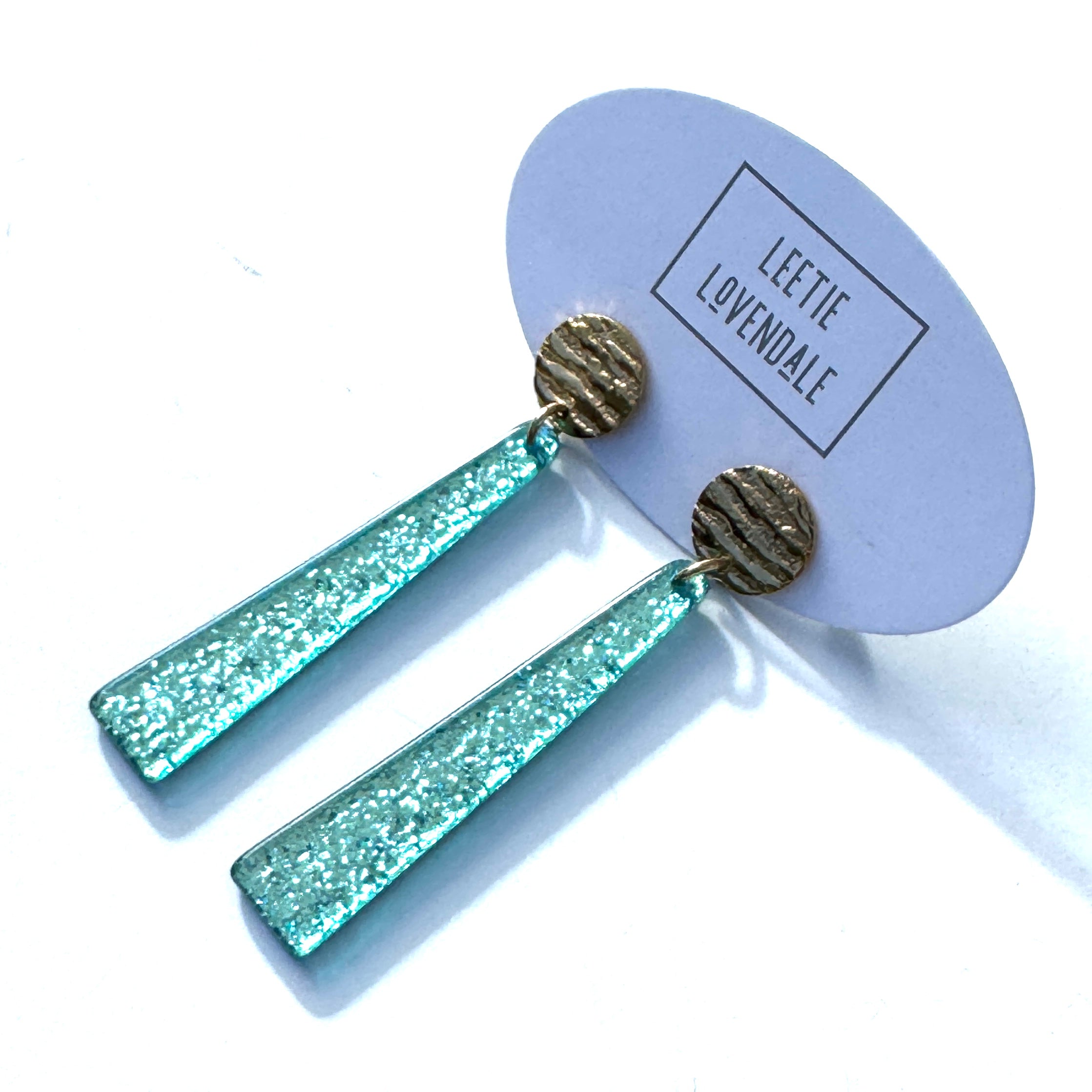 Viva Glitter Drop Earrings