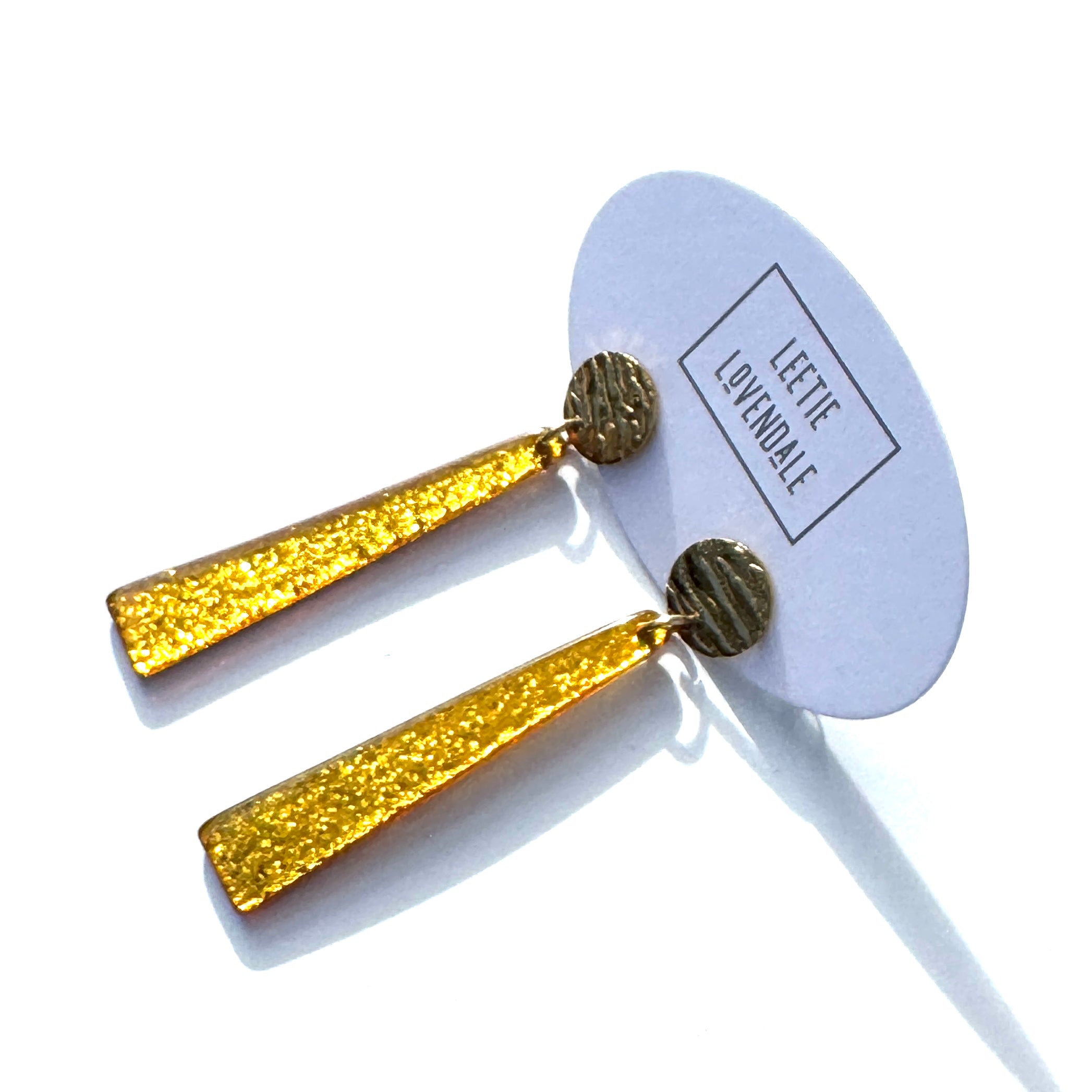 Viva Glitter Drop Earrings