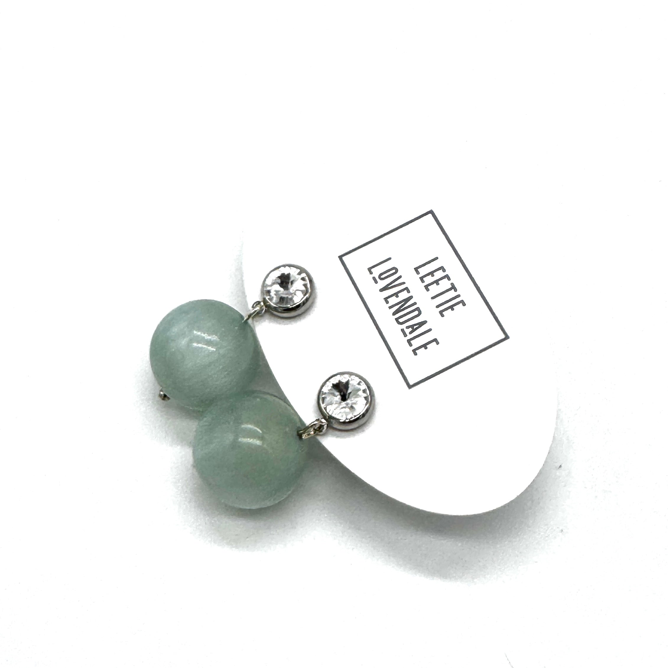 Sea Mist Bling Earrings