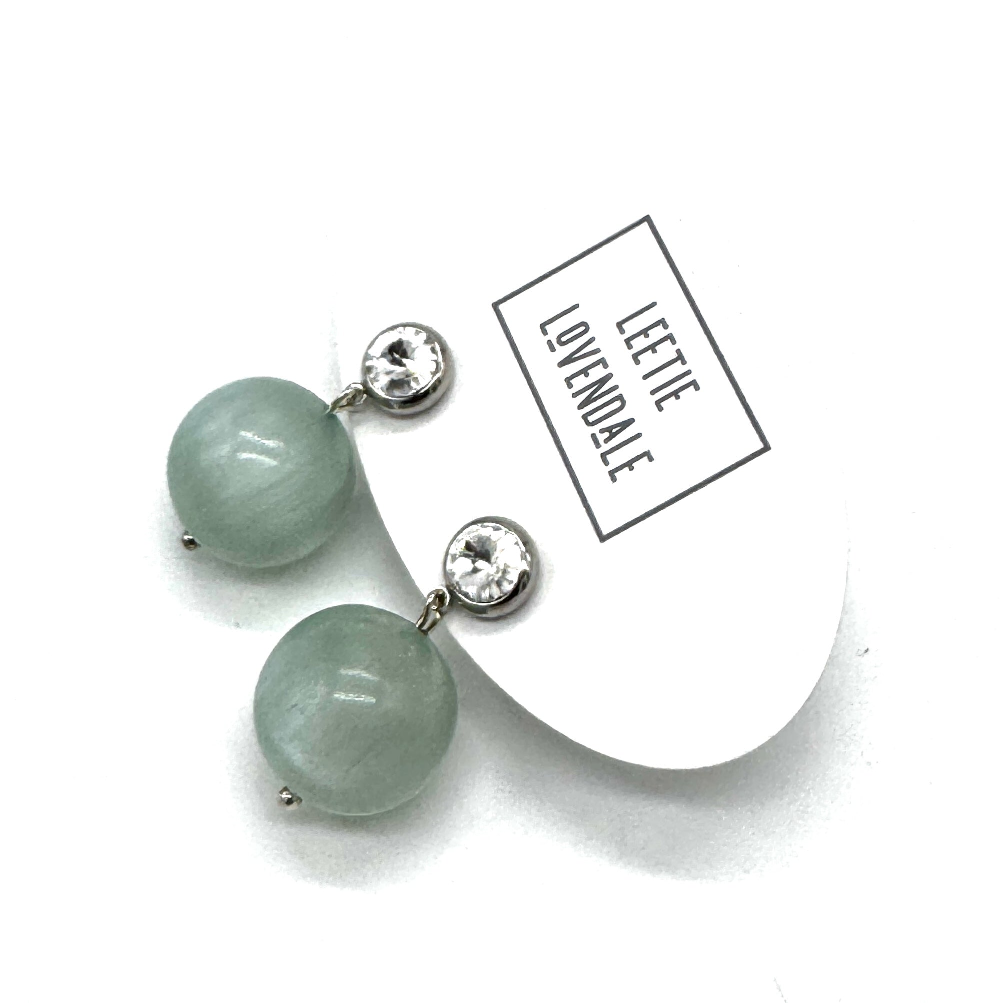 Sea Mist Bling Earrings