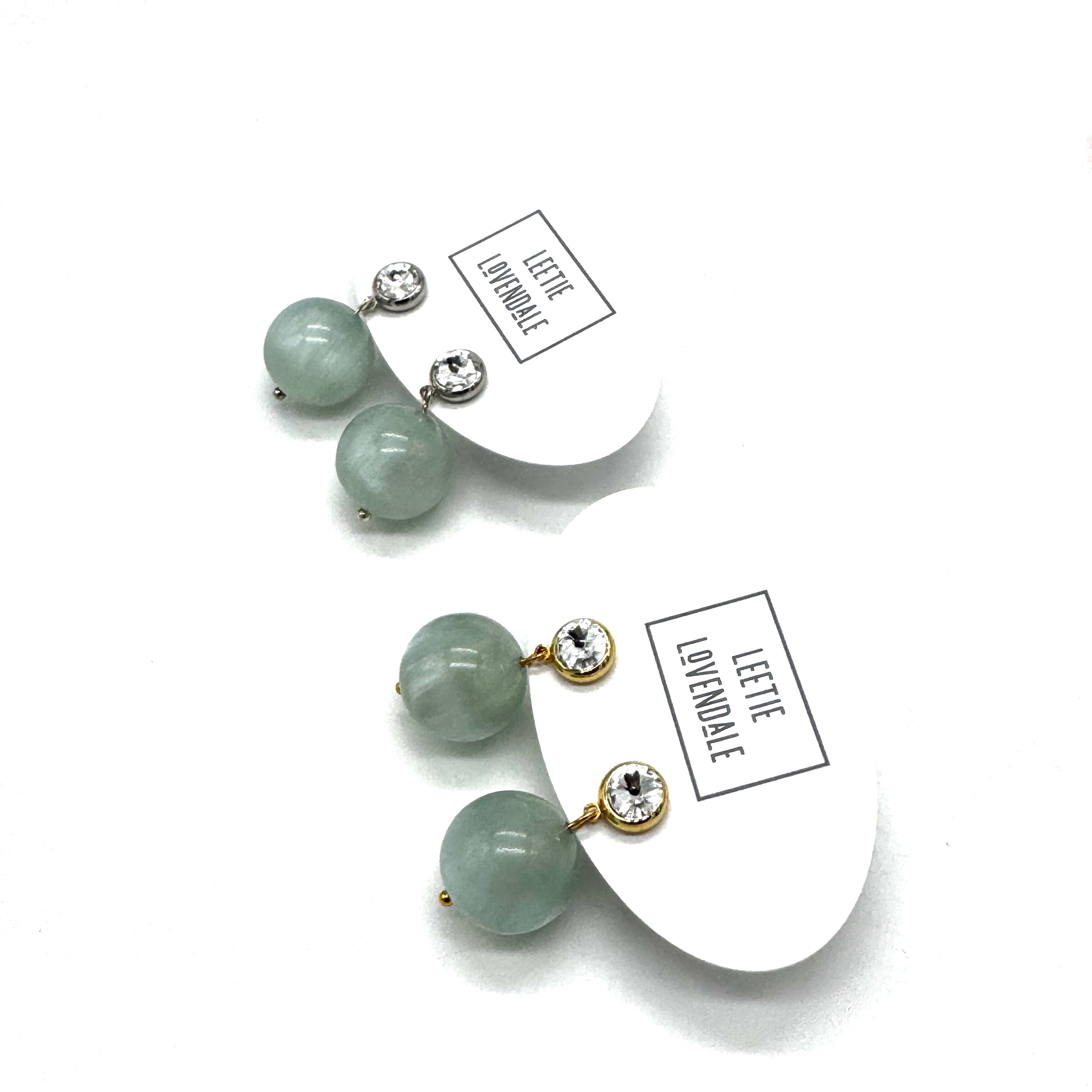 Sea Mist Bling Earrings