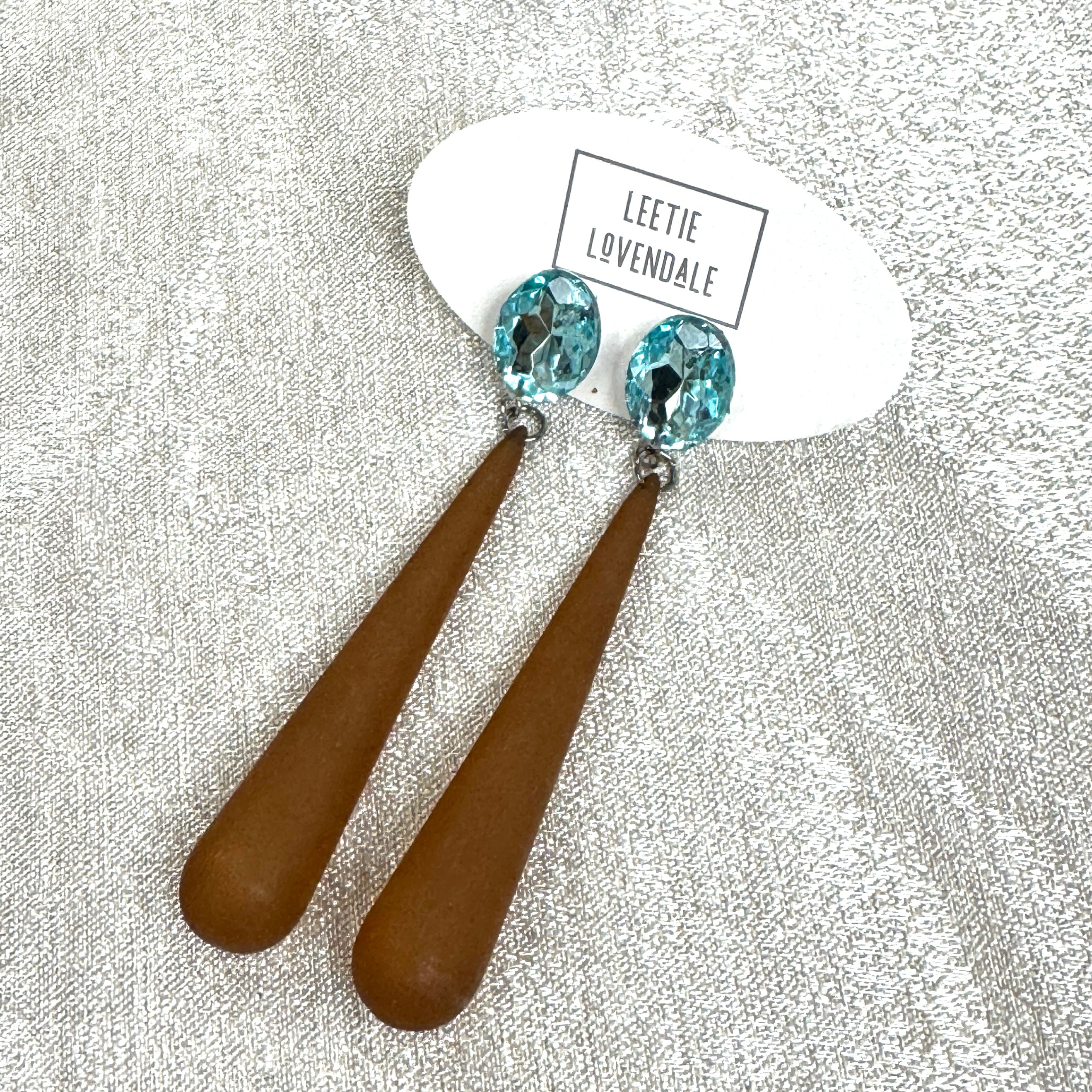 Shine On Statement Teardrop Earrings