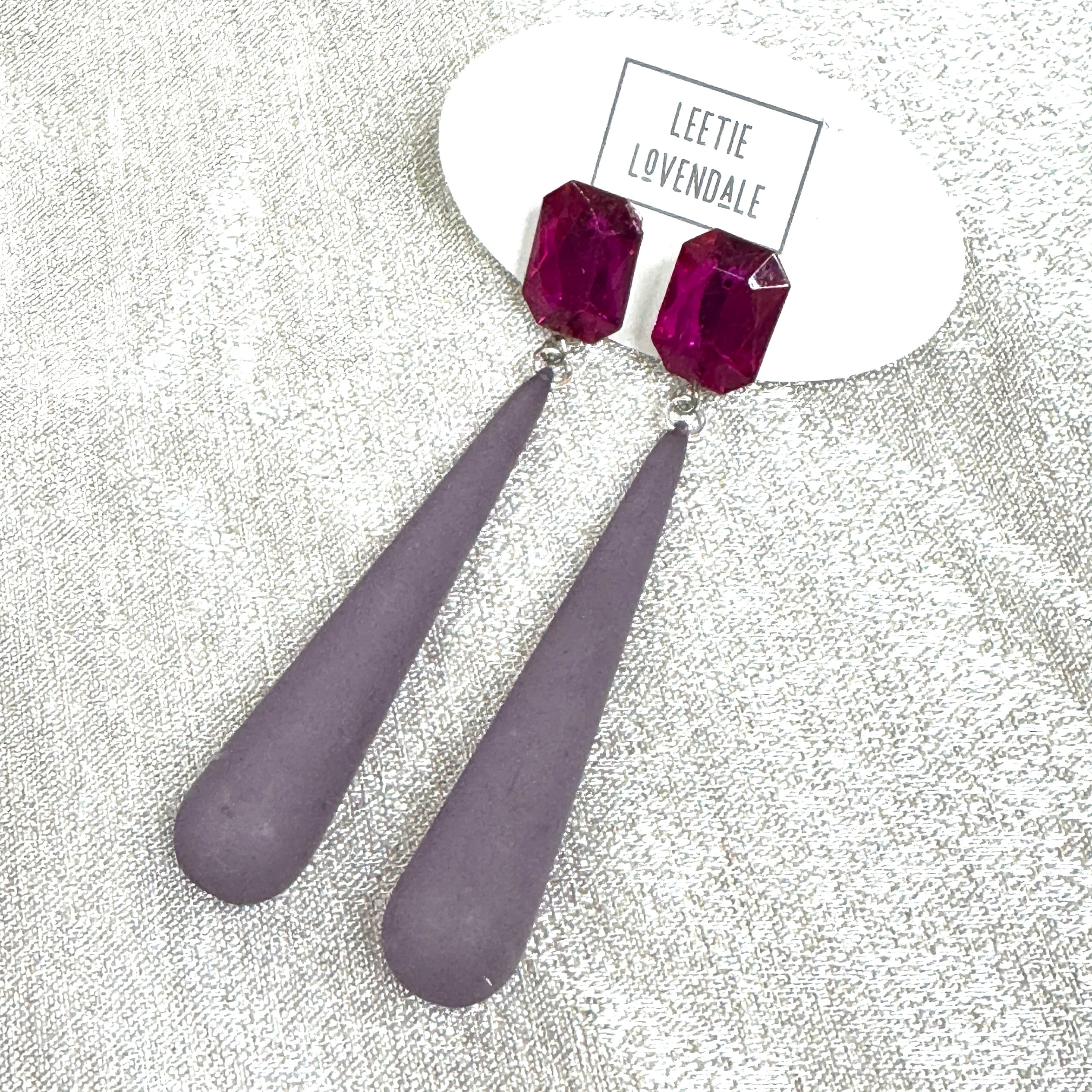 Shine On Statement Teardrop Earrings