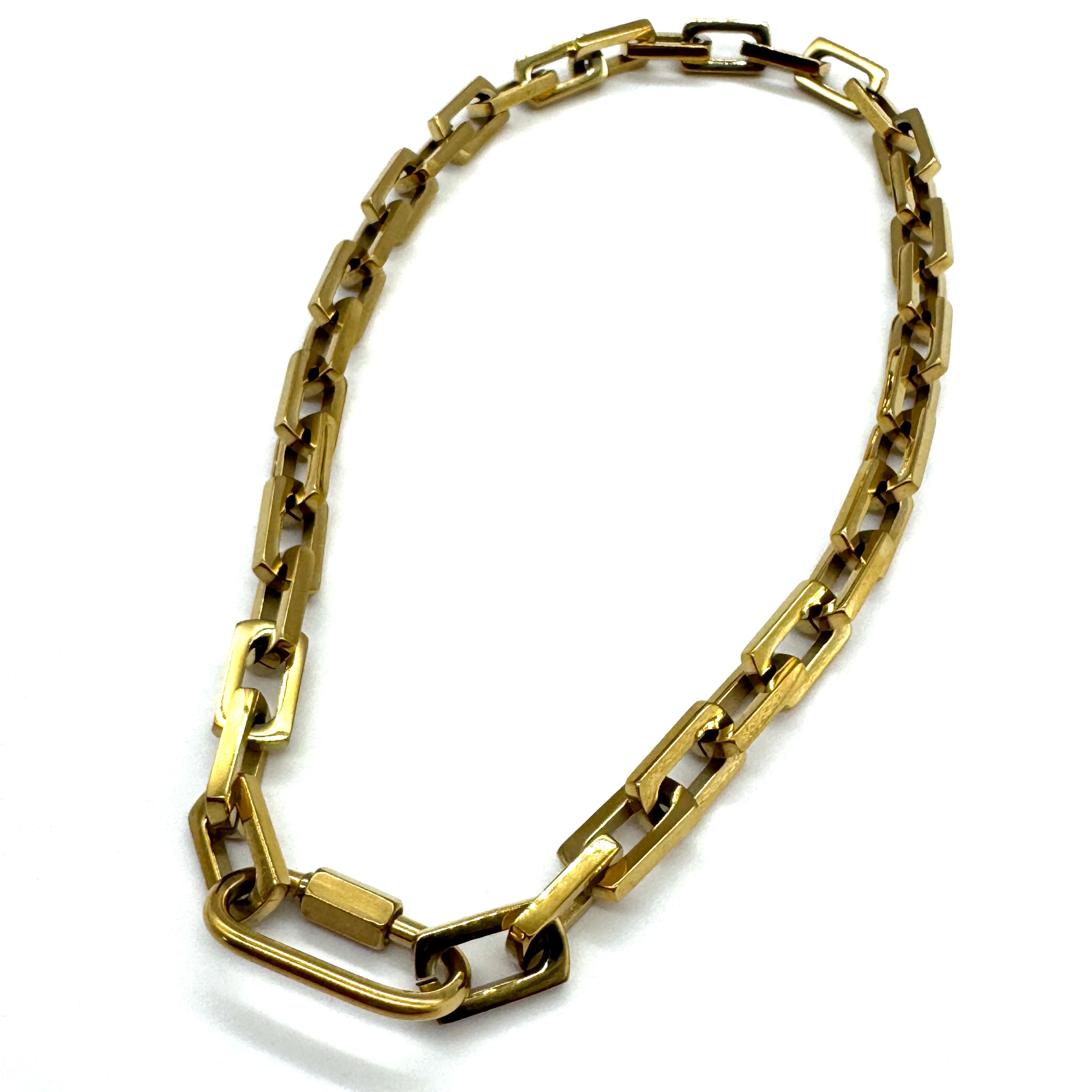Chunky Carabiner Chain Necklace - HL Trunk Show