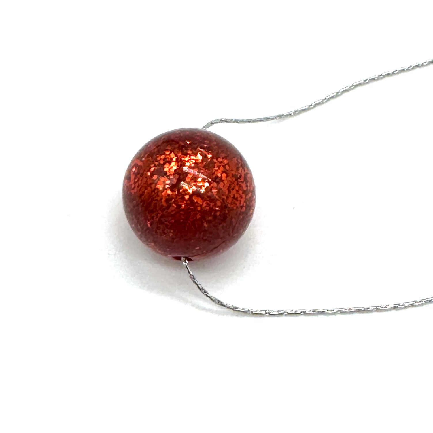Glitter Ball Slide Necklace
