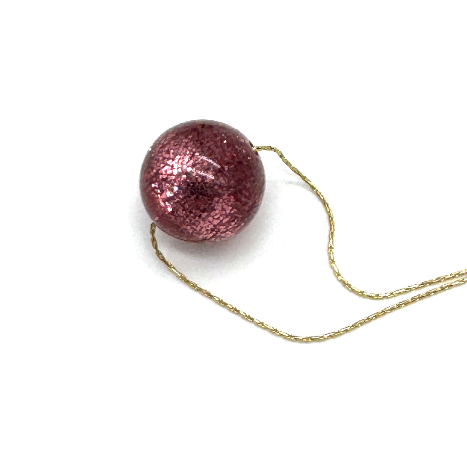 Glitter Ball Slide Necklace