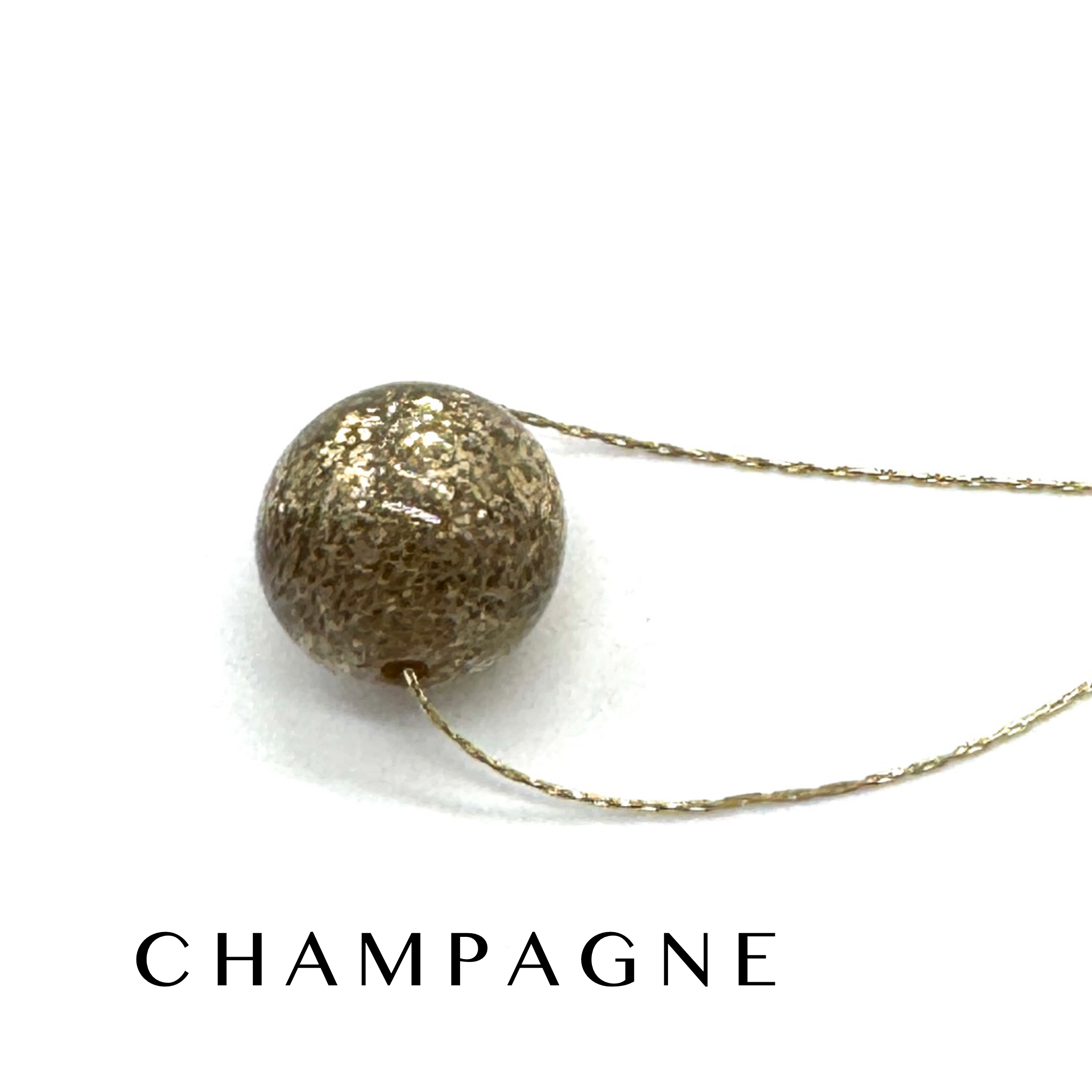 Glitter Ball Slide Necklace