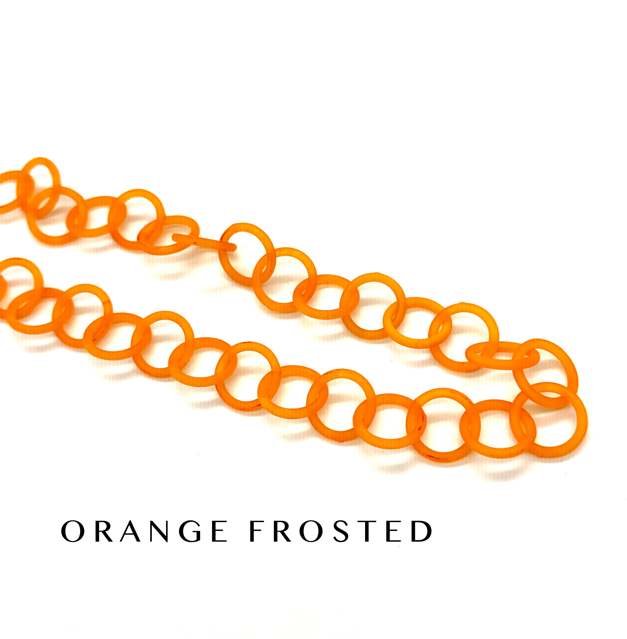 Clink Lucite Chain Link Necklace - Colorful Layering Chains*