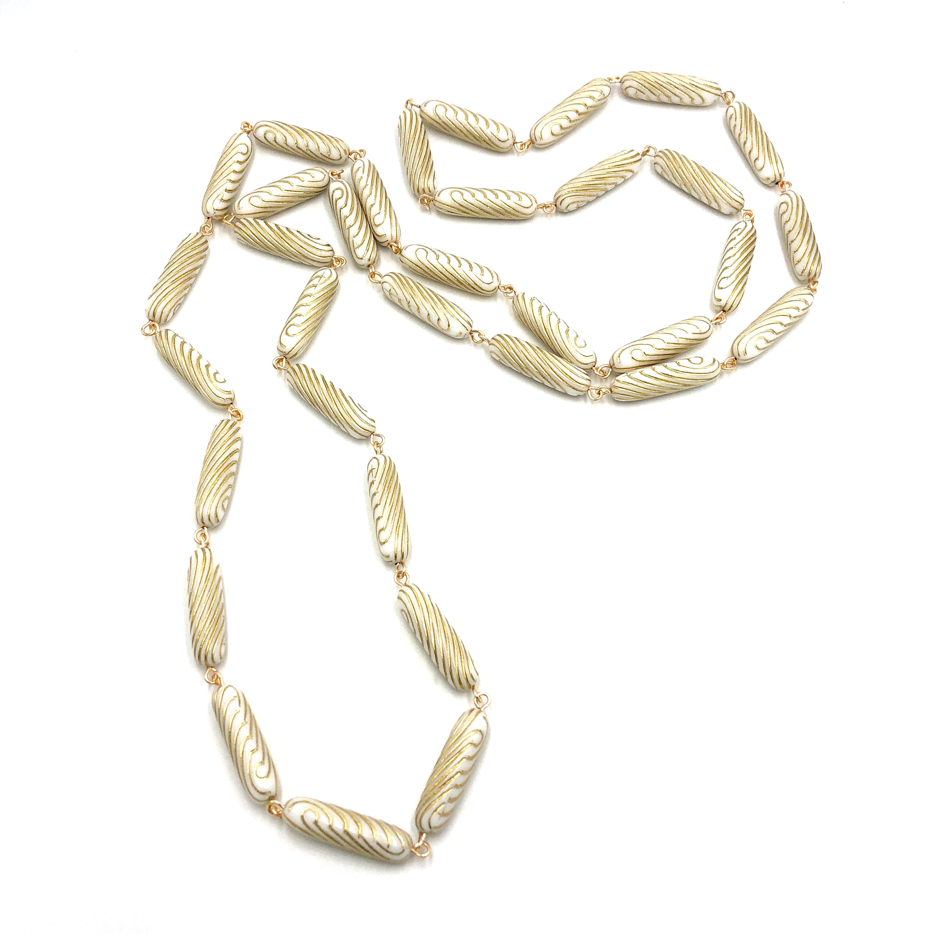 Sand Ripples Rope Necklace