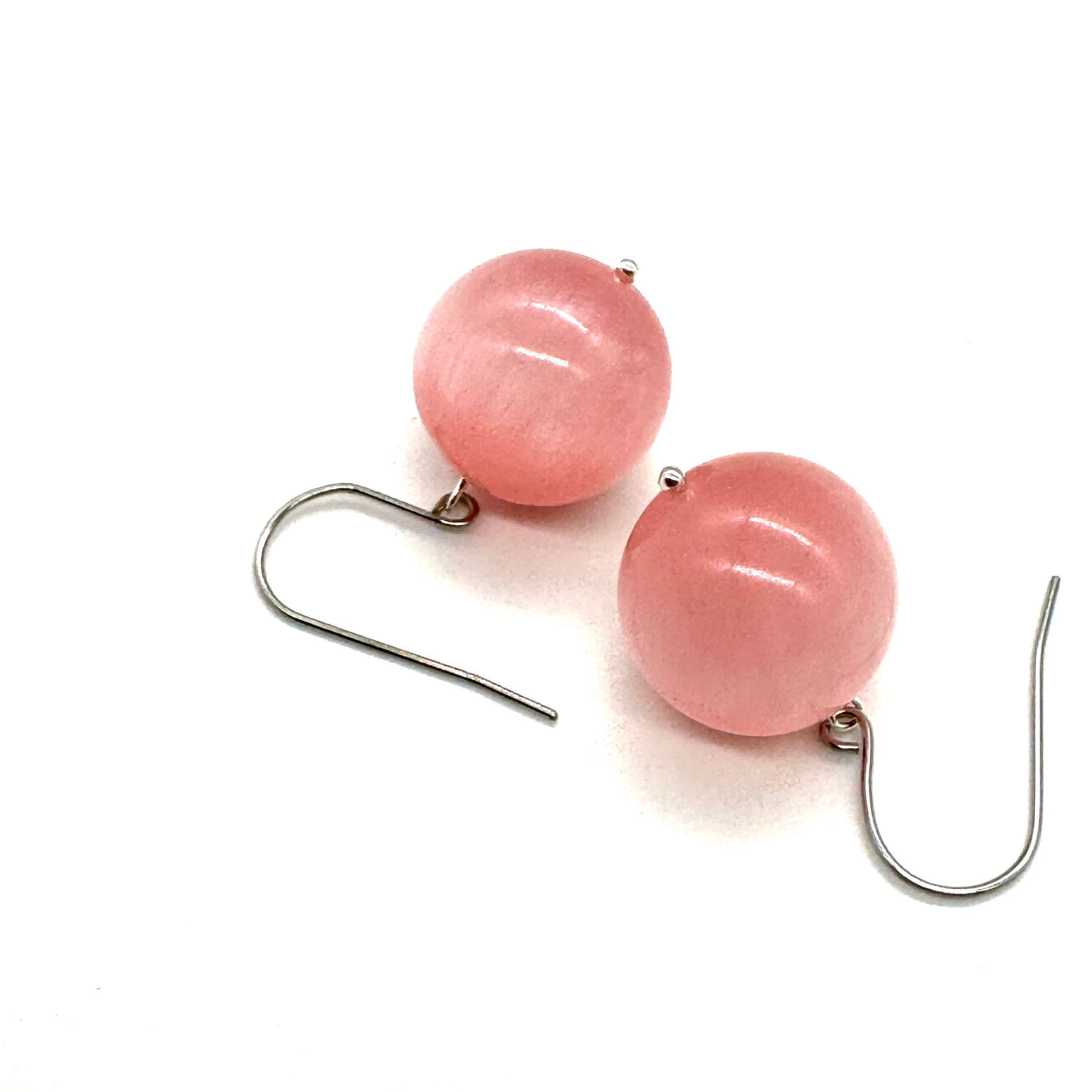 Pink Moonglow Drop Earrings