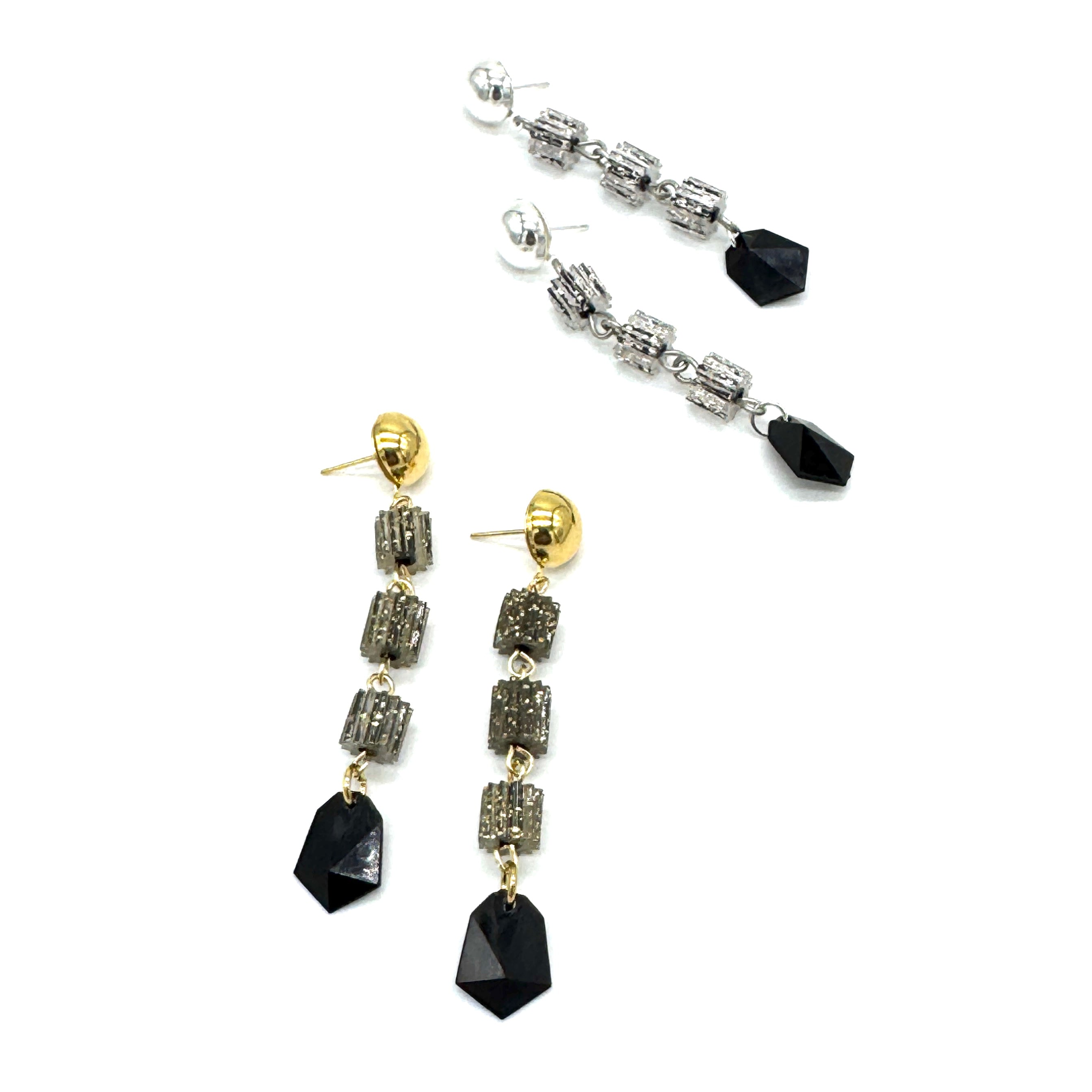 Glitterati Linked Drop Earrings
