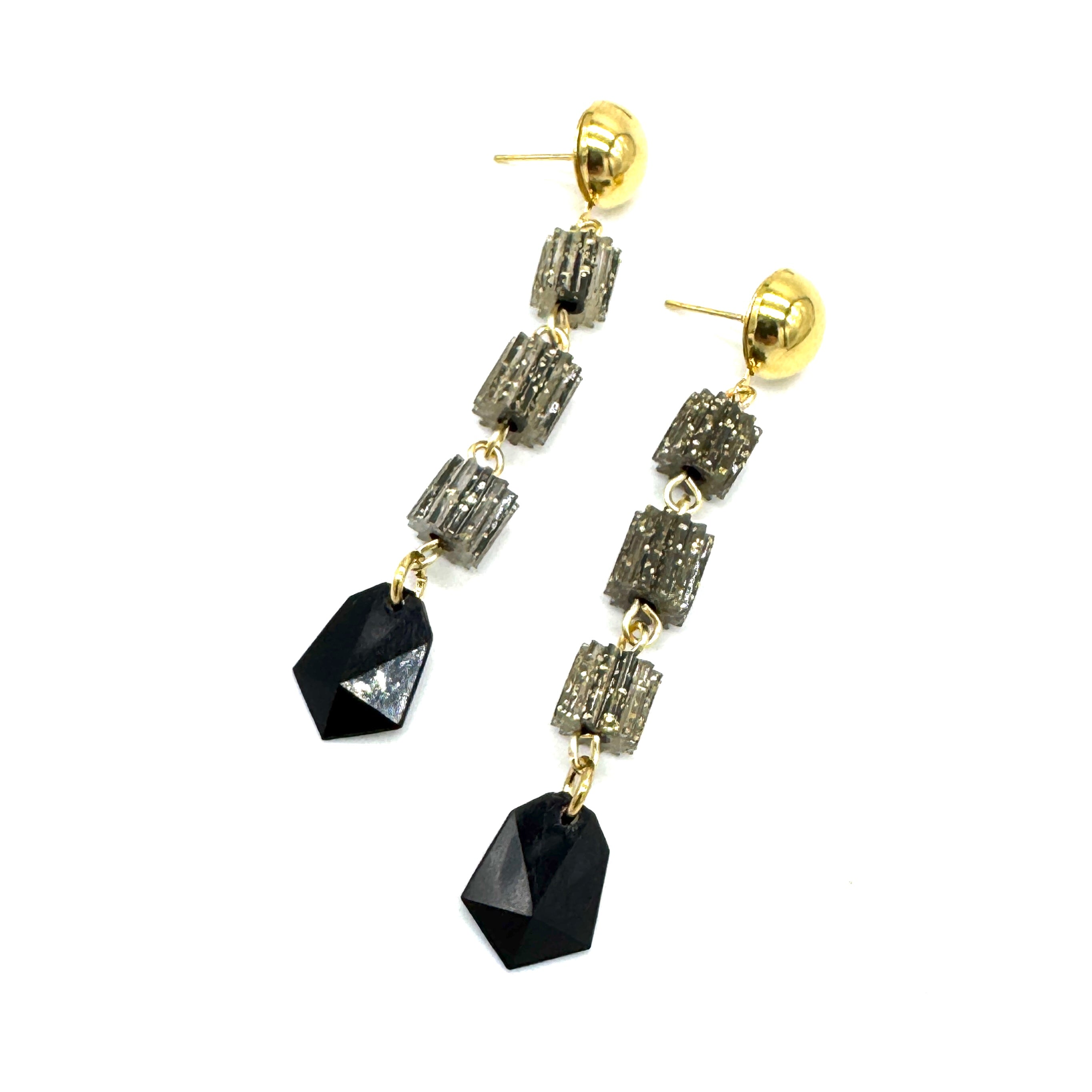 Glitterati Linked Drop Earrings