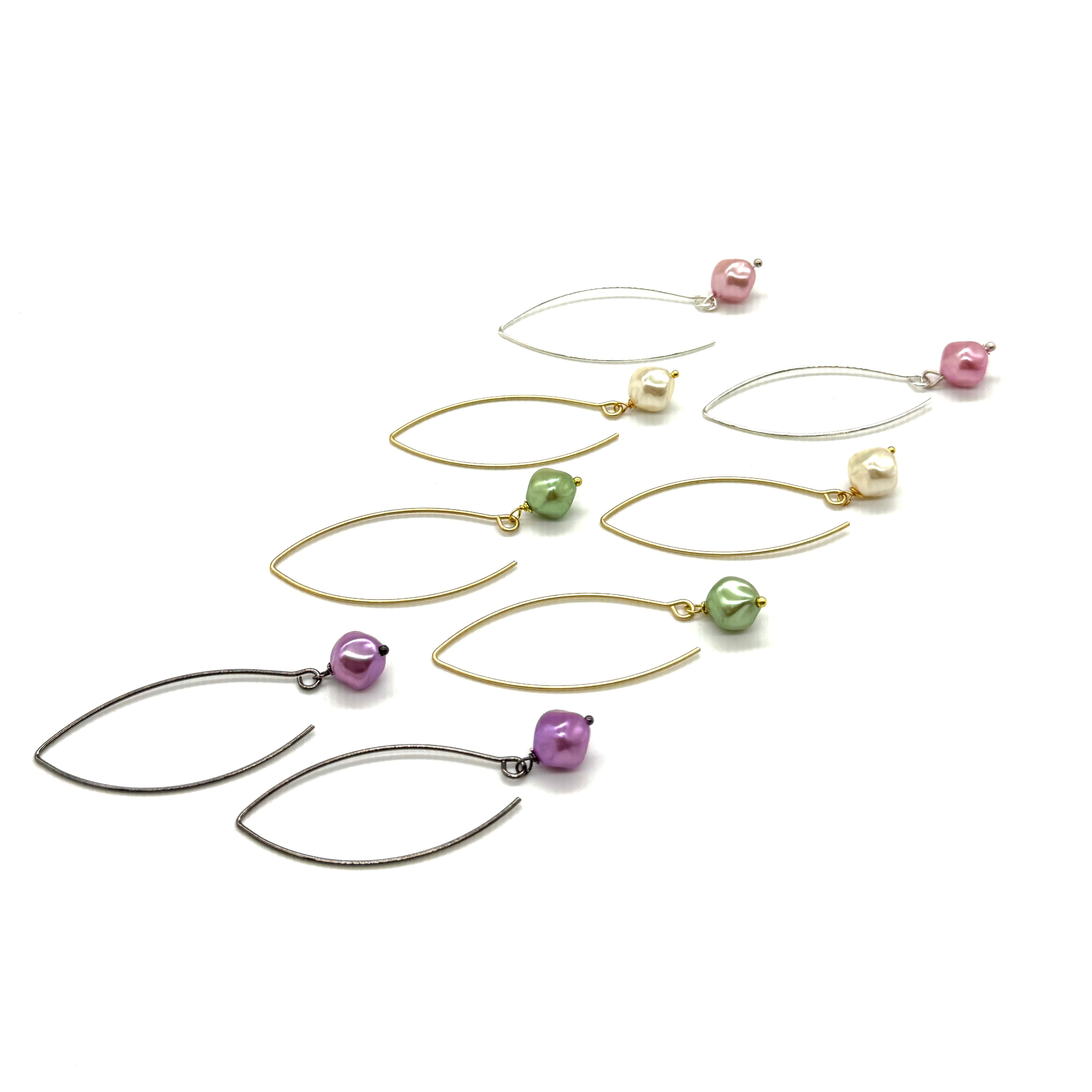 Baroque Pearl Raindrop Earrings