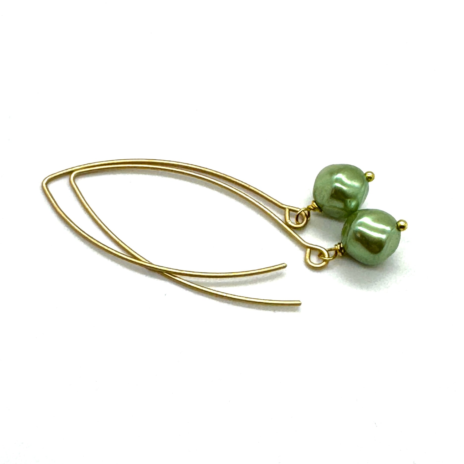 Baroque Pearl Raindrop Earrings