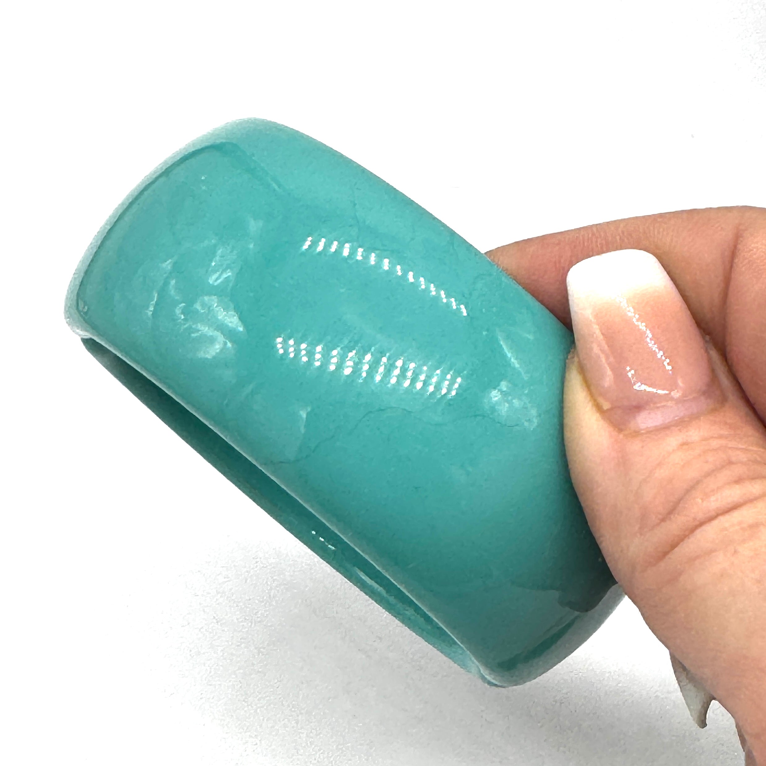 Teal Clamper Bracelet