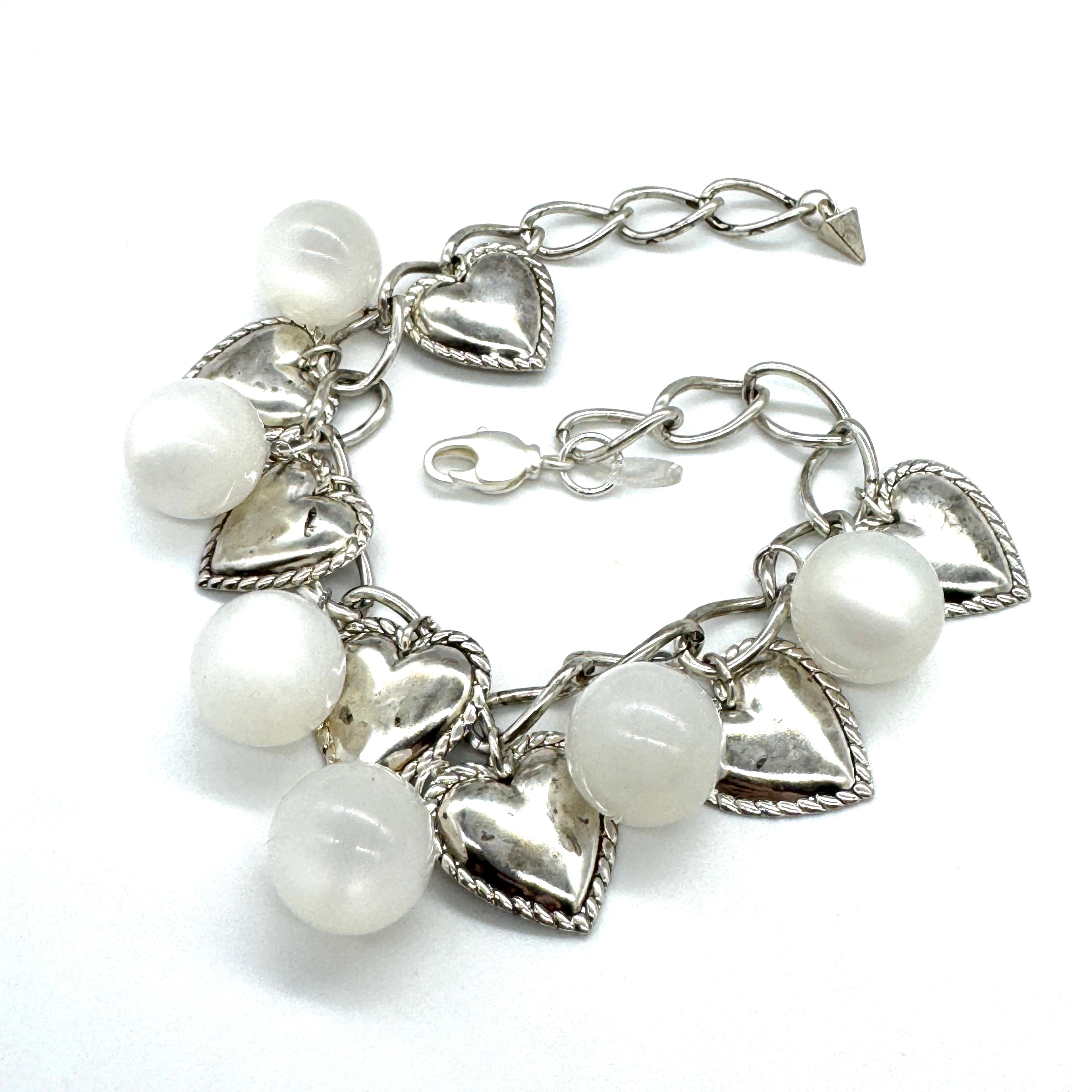 Glowing Hearts Charm Bracelet