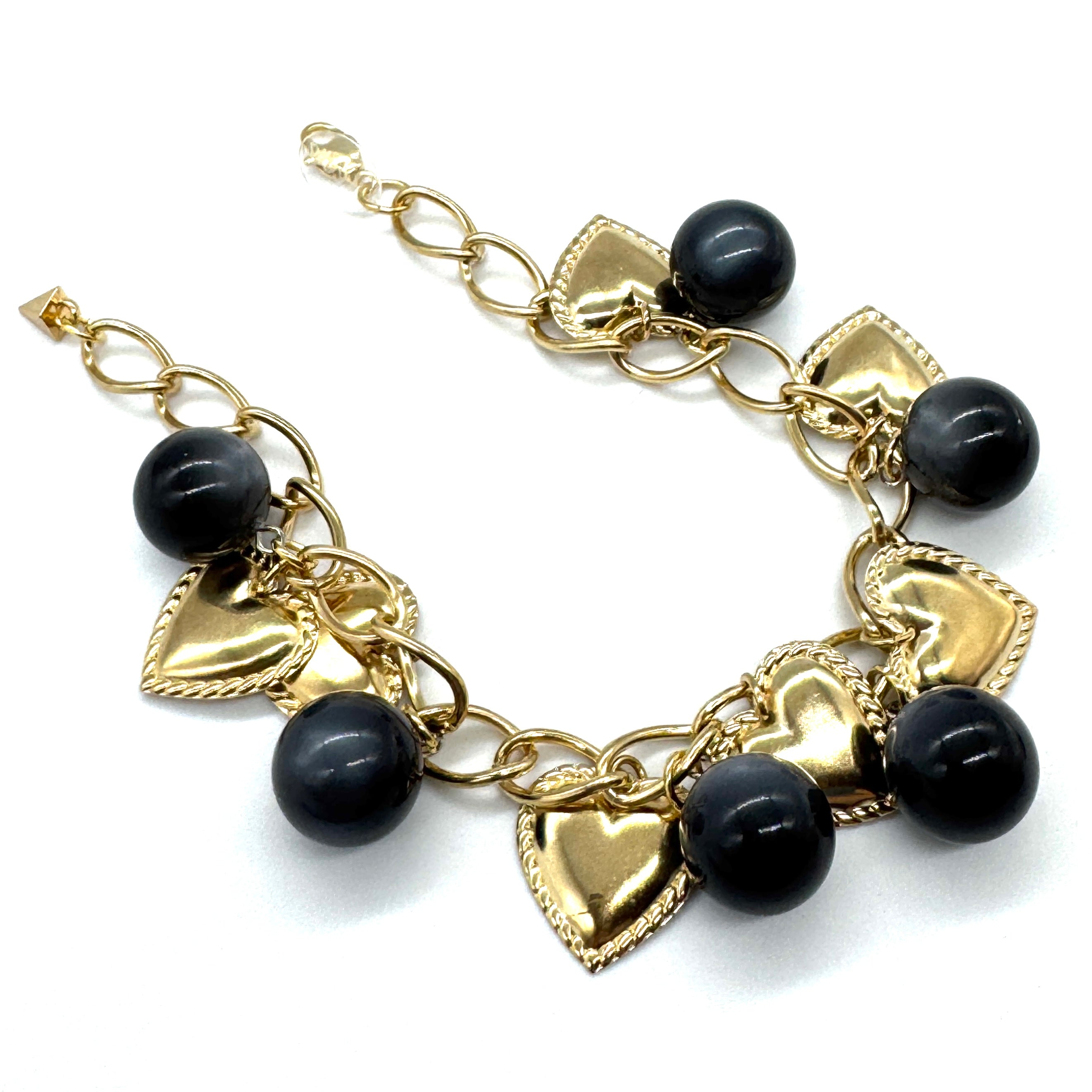 Glowing Hearts Charm Bracelet