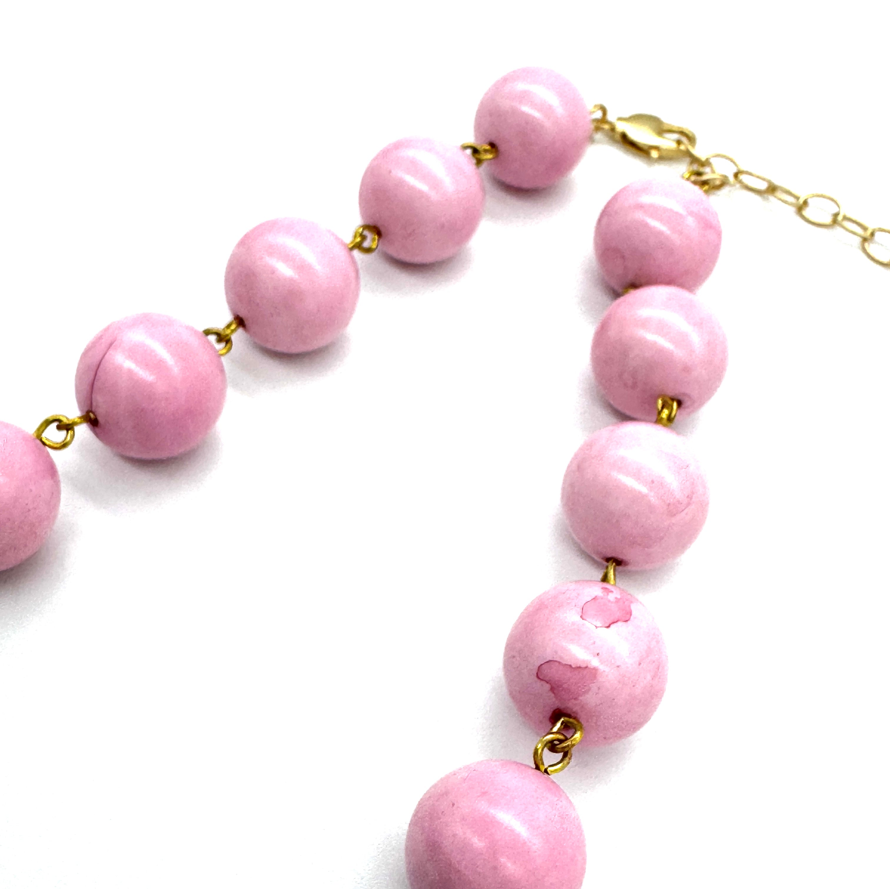 Bubblegum Fanfare Deco Amelia Necklace