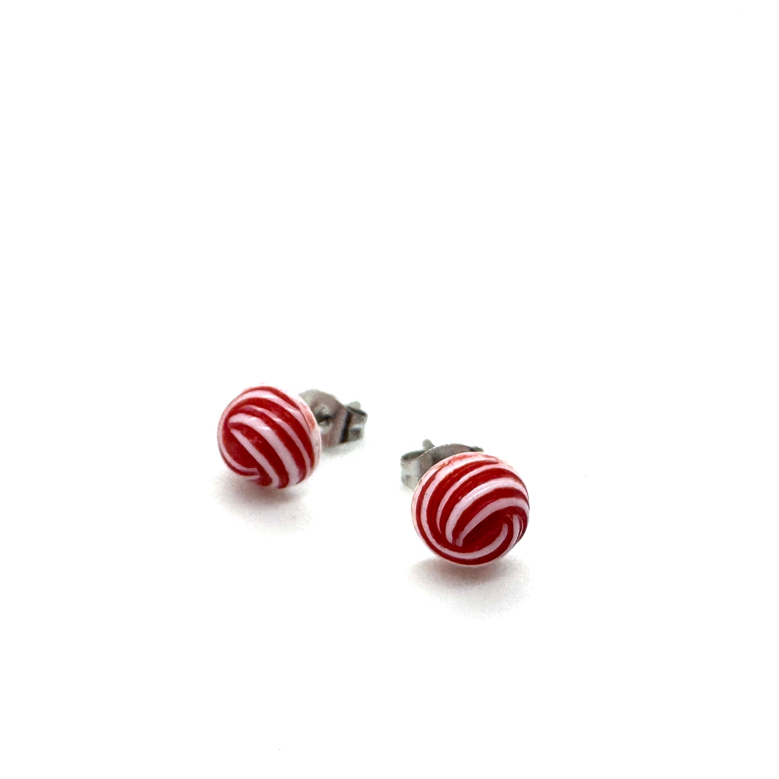Taffy Twist Stud Earrings