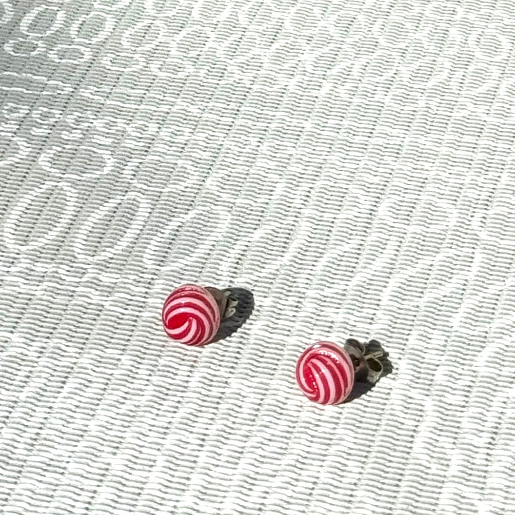 Taffy Twist Stud Earrings