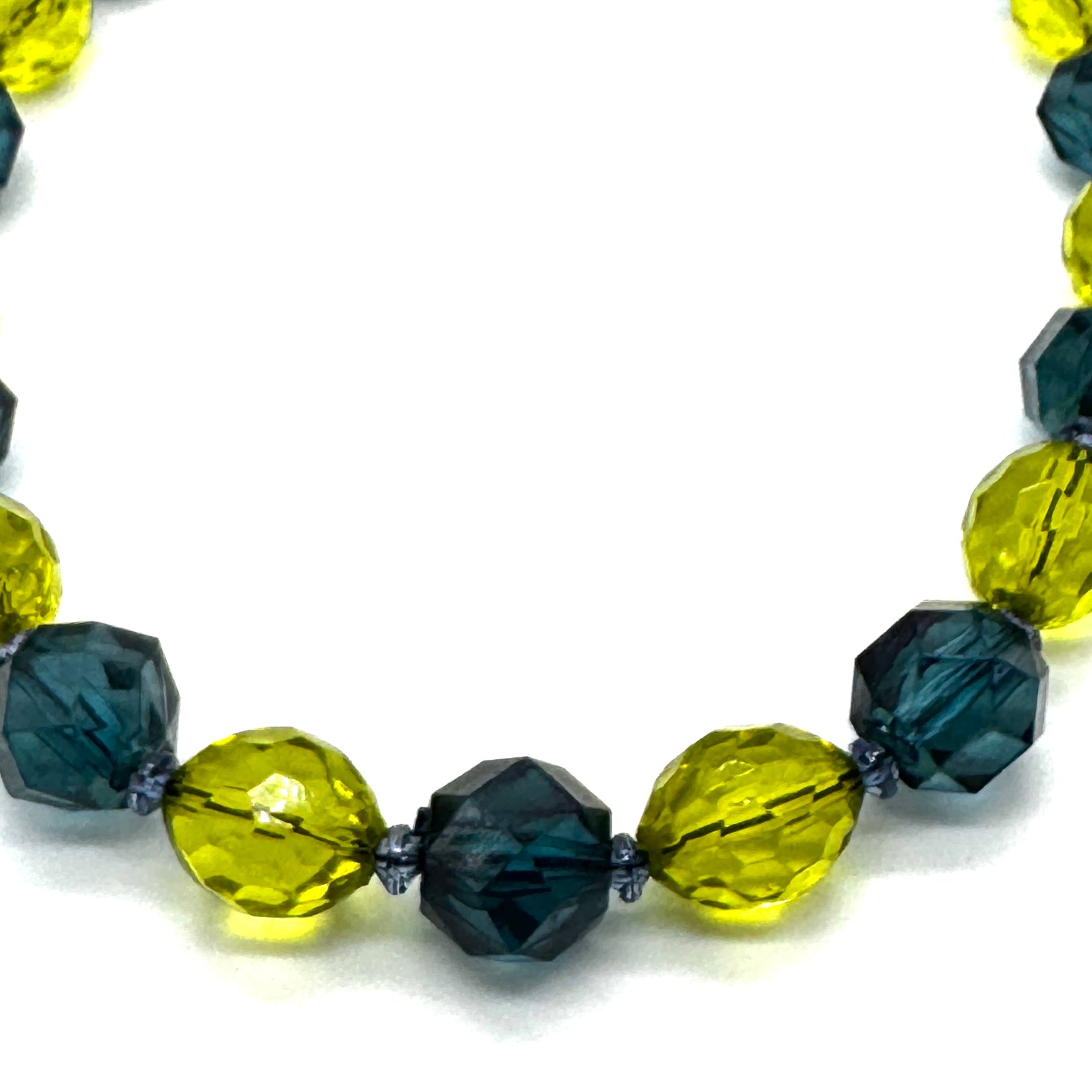Chartreuse Current Marco Necklace