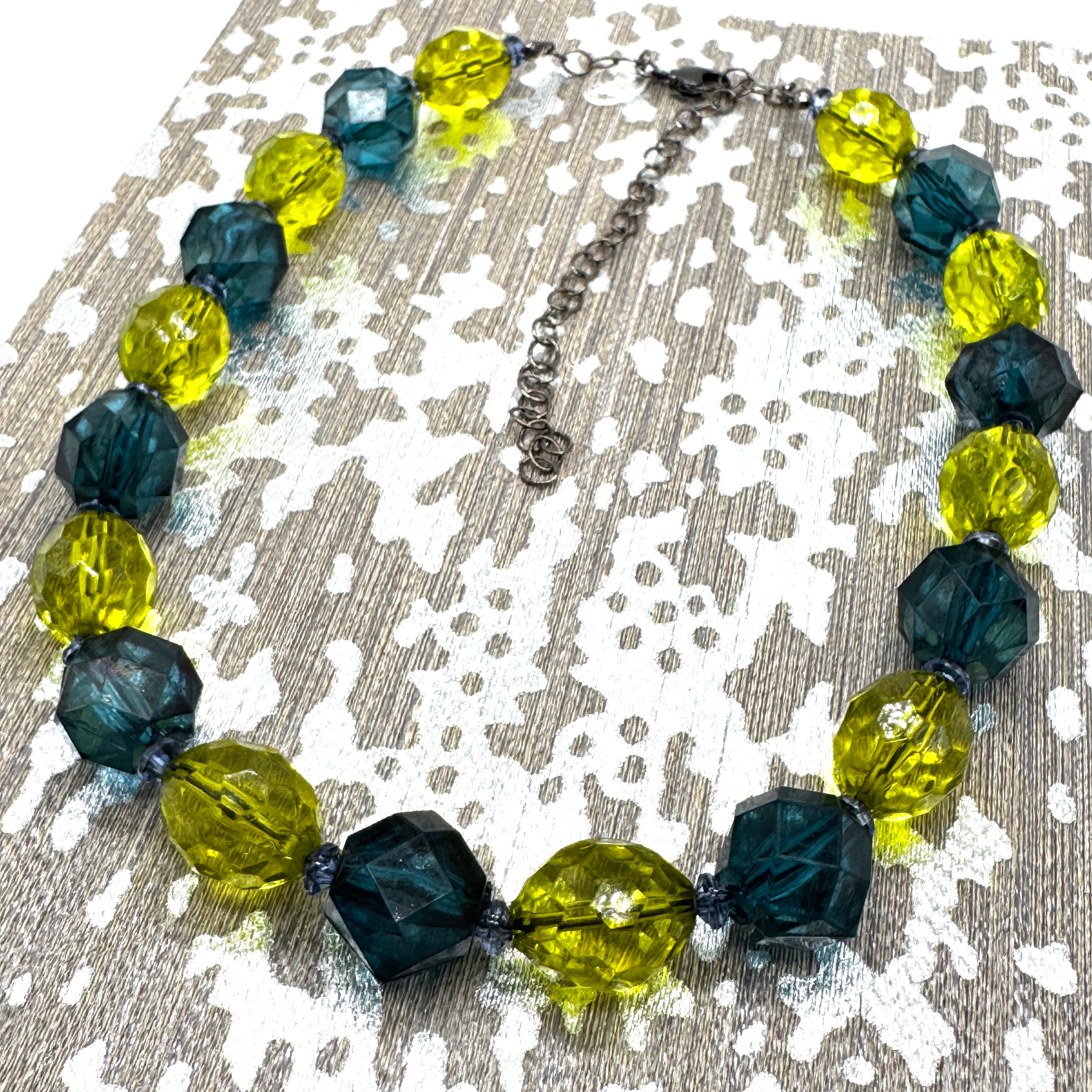 Chartreuse Current Marco Necklace